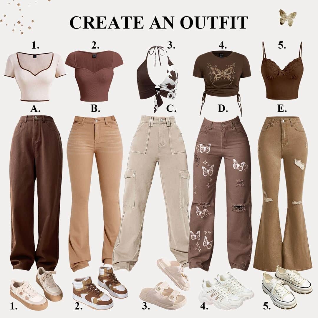 SHEINのインスタグラム：「Rediscover your roots with nature-inspired neutrals 🤎✨🦋 Which pieces would you pair for your earthy ensemble? 👇  🔎15075730 17062495 17325756 14451670 10371743 10680052 12493069 11808944 14930838  #SHEIN #SHEINforAll #SHEINstyle #fashion #chic」
