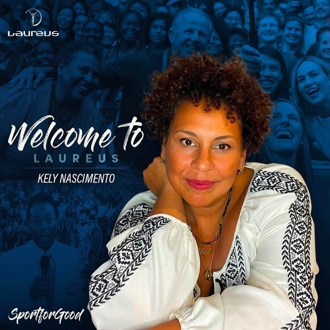 ペレのインスタグラム：「Queremos enaltecer o Encontro Internacional Laureus Esporte para o Bem. Este evento de grande importância mundial promove o bem-estar de mulheres e meninas e utiliza o poder do esporte para construir um mundo melhor: igual ao sonho do Rei Pelé.   Durante a última edição, a filha do Rei, Kely Nascimento, foi anunciada como a primeira embaixadora global brasileira da Laureus. A Pelé Foundation parabeniza @iamkelynascimento por esta grande honra . We want to praise the Laureus Sport for Good International Summit. This globally significant event promotes the well-being of women and girls and harnesses the power of sports to build a better world, just like the dream of King Pelé.  During the latest edition, the daughter of the King, Kely Nascimento, was announced as the first Brazilian global ambassador of @laureussport. The Pelé Foundation congratulates @iamkelynascimento on this great honor.」
