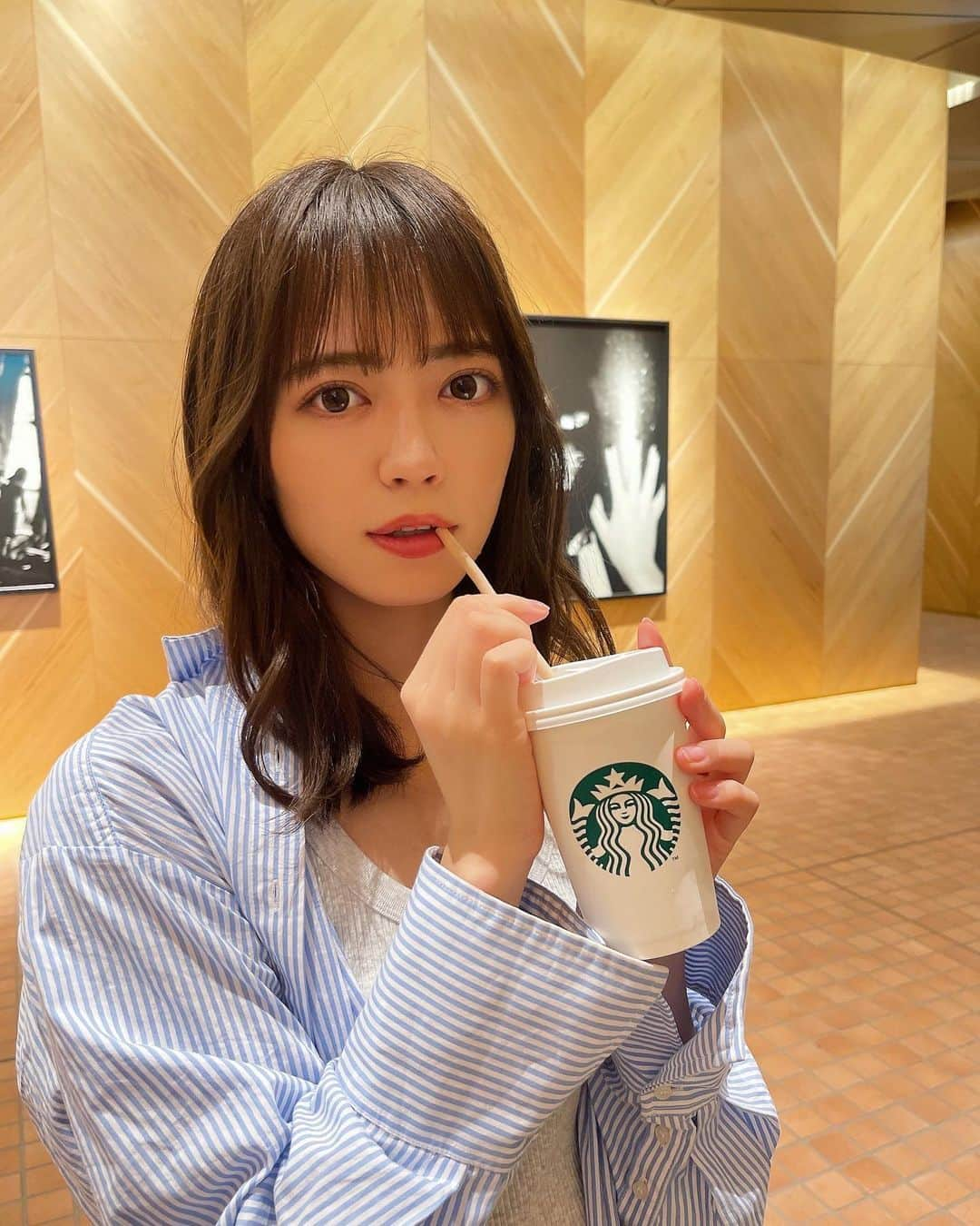 佐藤絵里香さんのインスタグラム写真 - (佐藤絵里香Instagram)「❤️ .  スタバ飲みたい🥹🩷  今日はお昼五右衛門でパスタ食べた〜🍝  . . . . . #スタバ #アイドル #ミディアムヘア #followme #japanesegirl #asiagirl #likeme #followplease #starbucks」6月30日 19時22分 - erikasato_38