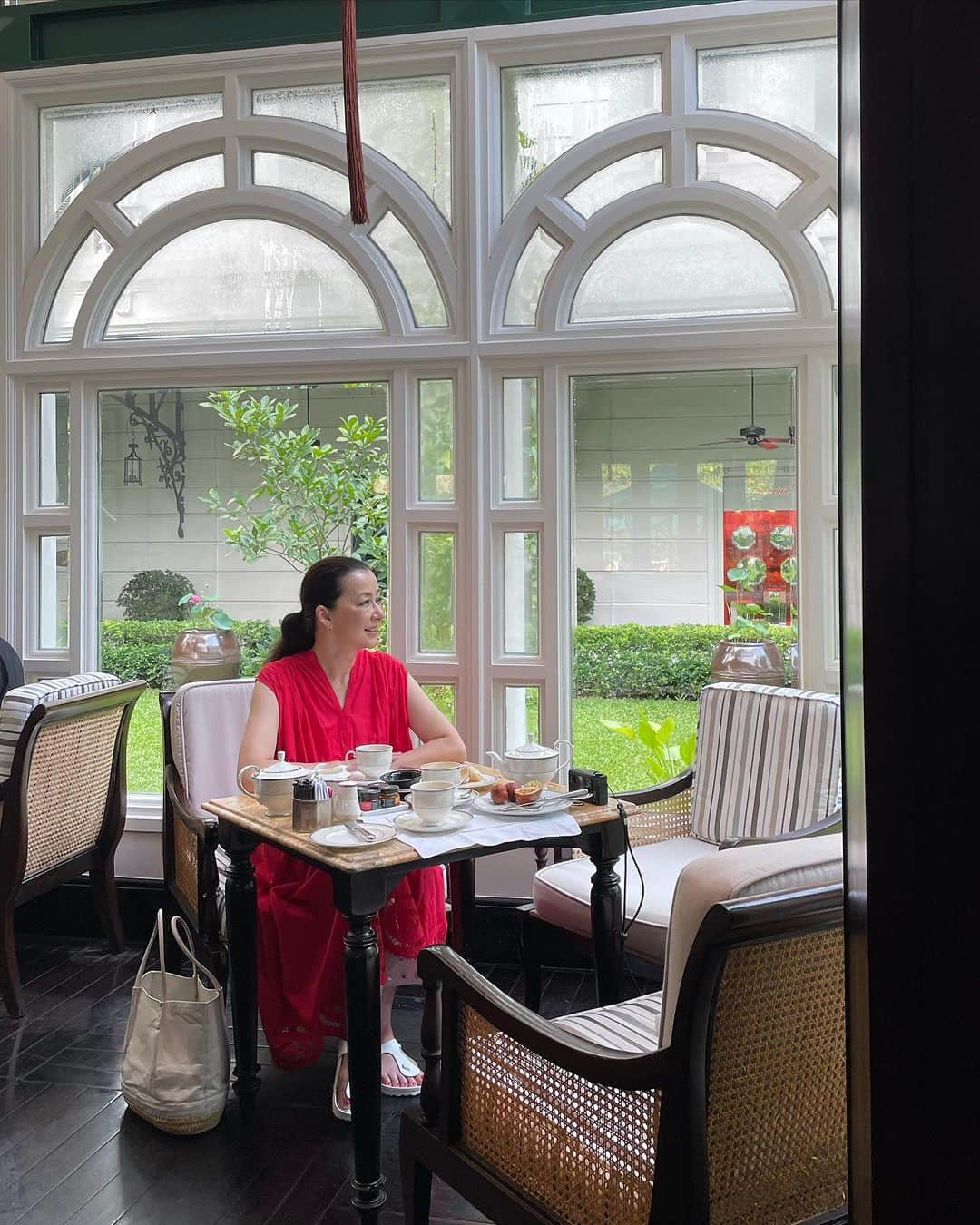 桐島かれんのインスタグラム：「ハノイの朝。 #hanoi」