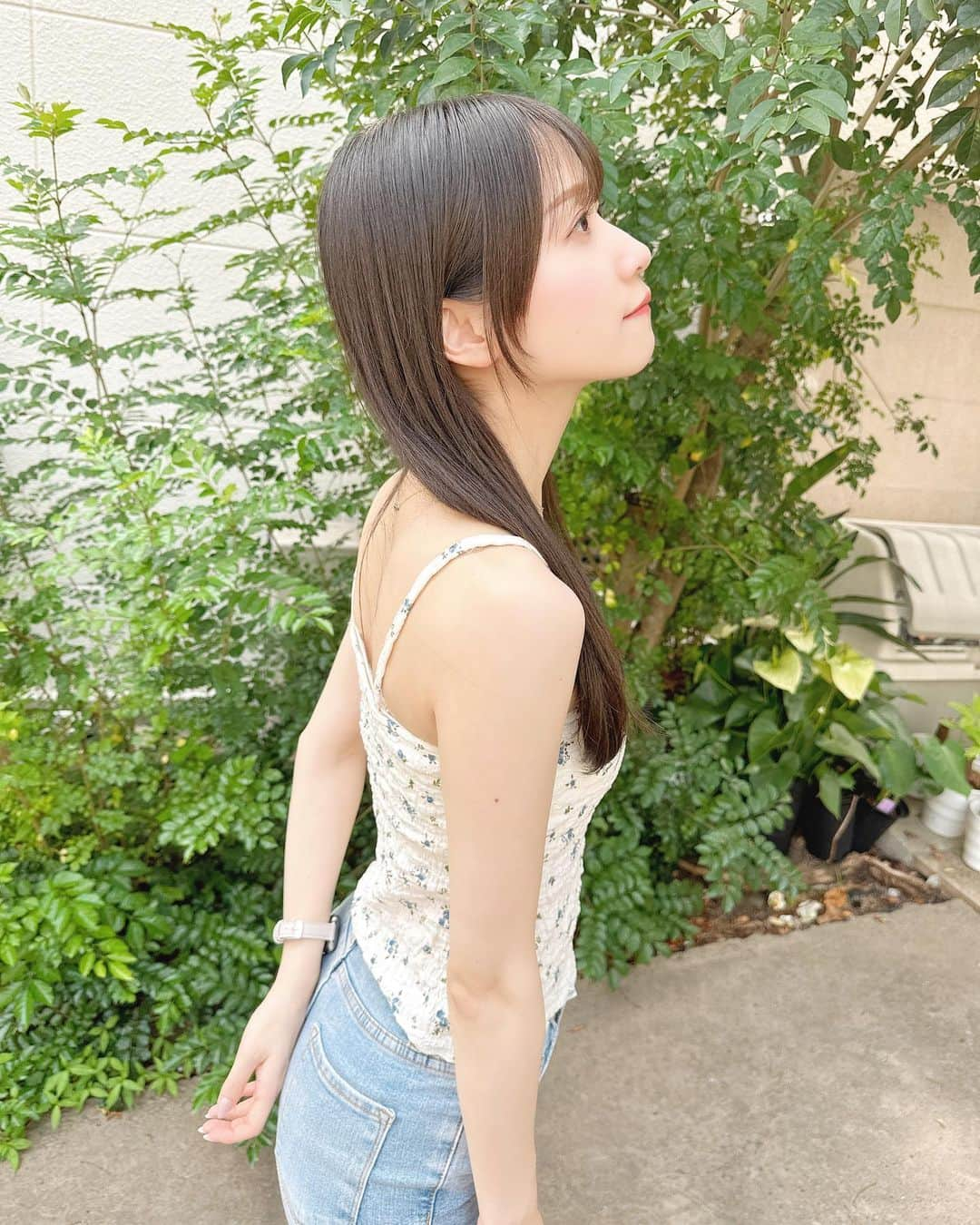 八木沙季さんのインスタグラム写真 - (八木沙季Instagram)「🤍🤍  大好きな夏が来るぞー☀️ 夏は袖がなくなります🫡笑  #grl #grl購入品  #grlコーデ」6月30日 19時39分 - saki_yagi531