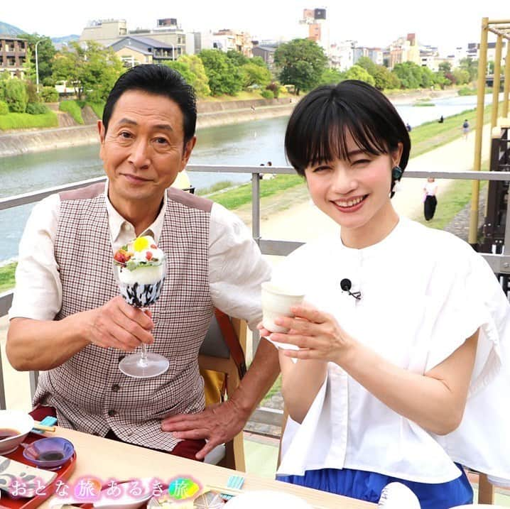 テレビ大阪「おとな旅あるき旅」さんのインスタグラム写真 - (テレビ大阪「おとな旅あるき旅」Instagram)「.  -------------------------------------------  🟠#おとな旅あるき旅 🟠#テレビ大阪 （7ch） 🟠祇園祭直前🏮夏の京都 🟠#三田村邦彦 #斉藤雪乃 🟠7月1日（土）18:30  -------------------------------------------  日本三大祭の一つ、祇園祭がもうすぐ！ということで 夏の京都へ！  祇園祭に欠かせない、職人の想いが詰まった手作り提灯🏮 さらに絵付け体験も！  喉ごし最高な京うどんに 種類豊富！伝統製法で漬け込んだ京漬物！ 夏限定の漬物とは…  新撰組ゆかりの地にも訪れます！  是非ご覧ください☺️  -------------------------------------------  #京都 #京都観光 #京都グルメ #京都ランチ #川床 #祇園祭 #麺どころ晃庵 #角屋 #輪違屋 #川勝總本家 #高橋提燈 #氷と燻製えんとつ #先斗町富美家」6月30日 19時50分 - tvo.otonatabi