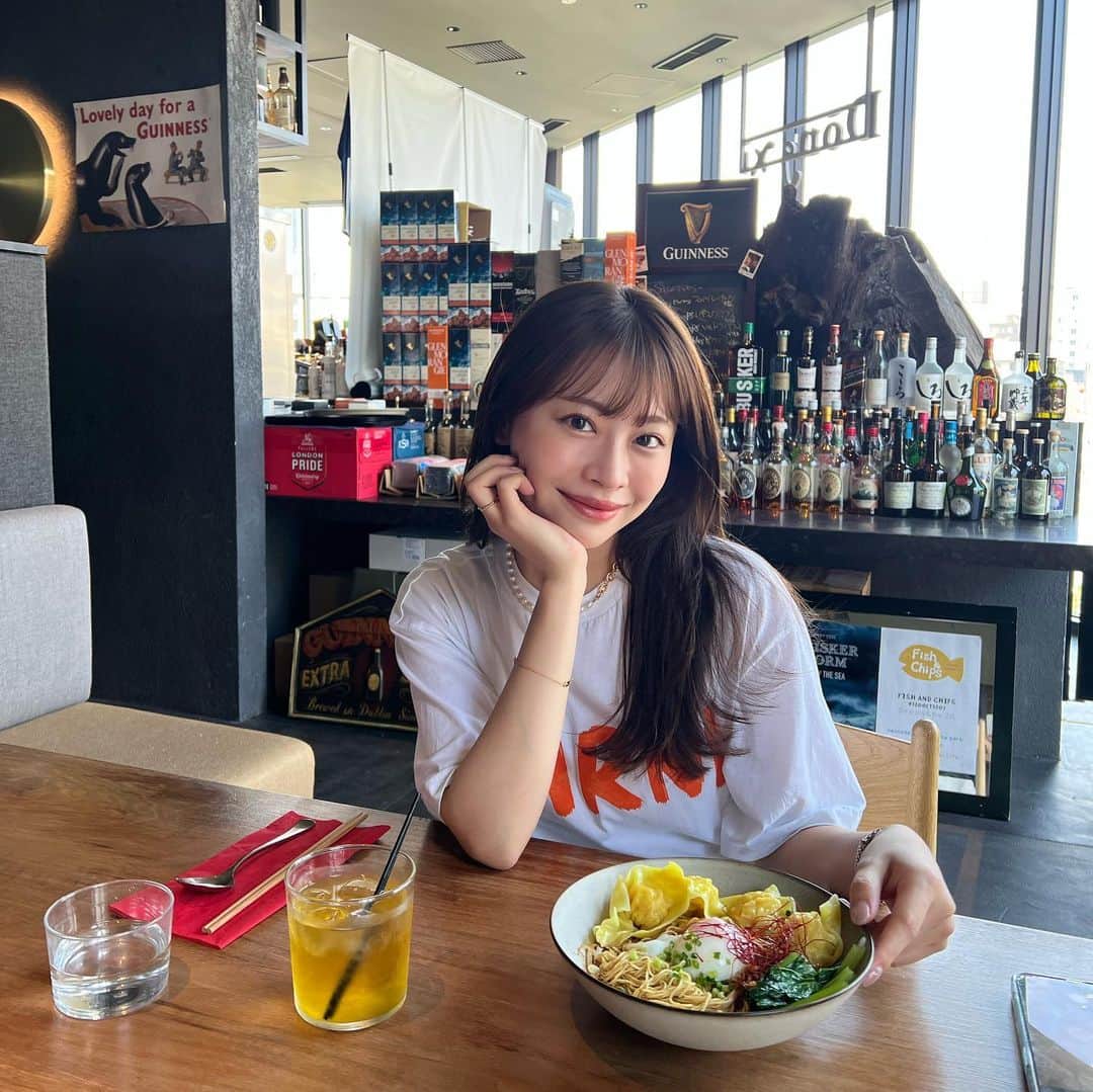高木由梨奈さんのインスタグラム写真 - (高木由梨奈Instagram)「麻辣がついてる名前のもの絶対頼んじゃう🥹🔥 海老ワンタン麻辣和えそば美味しかった✌️ 夏になると行きたくなるお店🦐♡  #渋谷ランチ #渋谷グルメ」6月30日 19時47分 - yurina_takagi