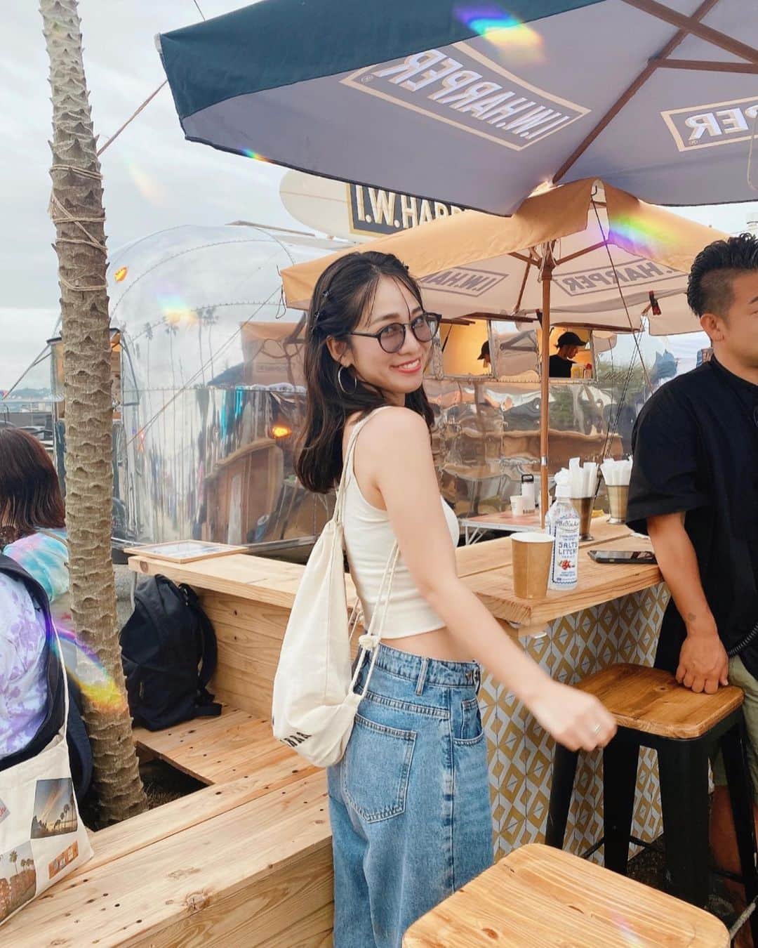藤森マリナさんのインスタグラム写真 - (藤森マリナInstagram)「Greenroom Beach🌴🫧🎶  ㅤㅤ  大好きな親友たちとまさに ＬＯＶＥ＆ＰＥＡＣＥ✌🏻🩷  ㅤㅤ  ㅤㅤ#greenroomfestival#greenroombeach#sennanlongpark#beachfestival#osaka#グリーンルーム#夏フェス #ハワイアナス#ビーチサンダル#designedforafreelife#havaianas#ビーサンコーデ」6月30日 20時01分 - maaarina0806