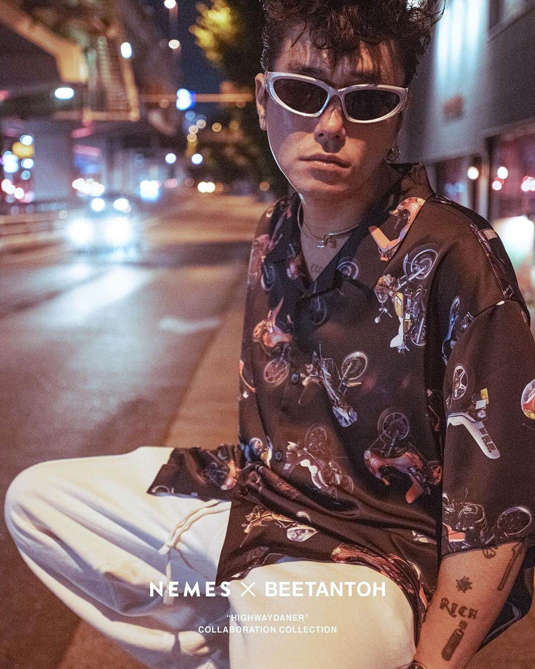 ZEN-LA-ROCKさんのインスタグラム写真 - (ZEN-LA-ROCKInstagram)「📲只今より📲 NEMES✖️BEETANTOHの『HIGH WAYDANCER』コレクションのシャツ3型をWEB解禁しました‼️ 是非お求めくださいませ🏍 明日、明後日も代官山蔦屋には居ますので是非お店にもです🗣️🏍🗣️ . . . #nemes #beetantoh #highwaydancer #zenlarock #gs400 #gt380 #cbx」6月30日 20時05分 - zenlarock