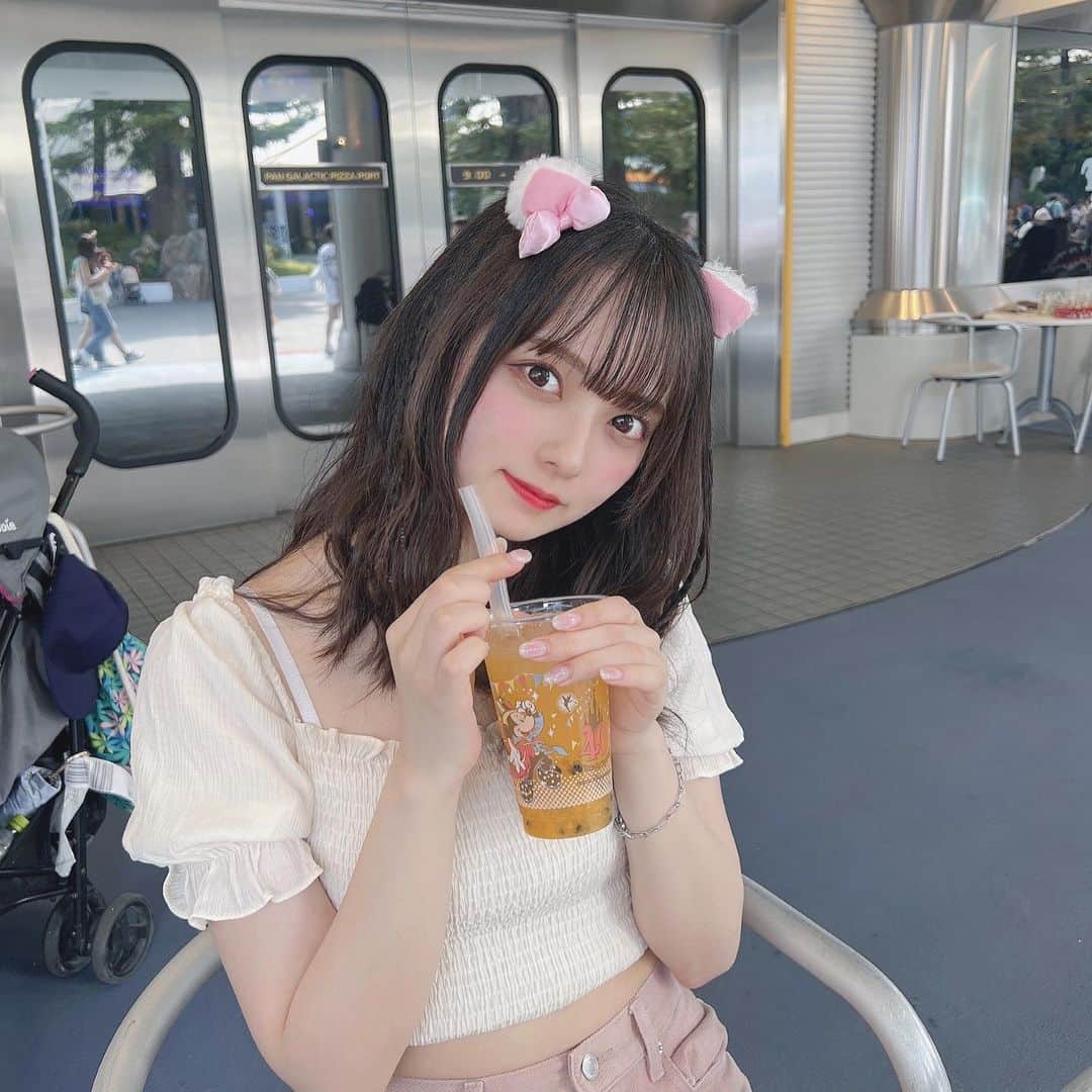 水野舞菜さんのインスタグラム写真 - (水野舞菜Instagram)「マリーちゃんコーデ🎀  普段ピンクは身につけないタイプなのでレアです😼」6月30日 20時39分 - mana_chos