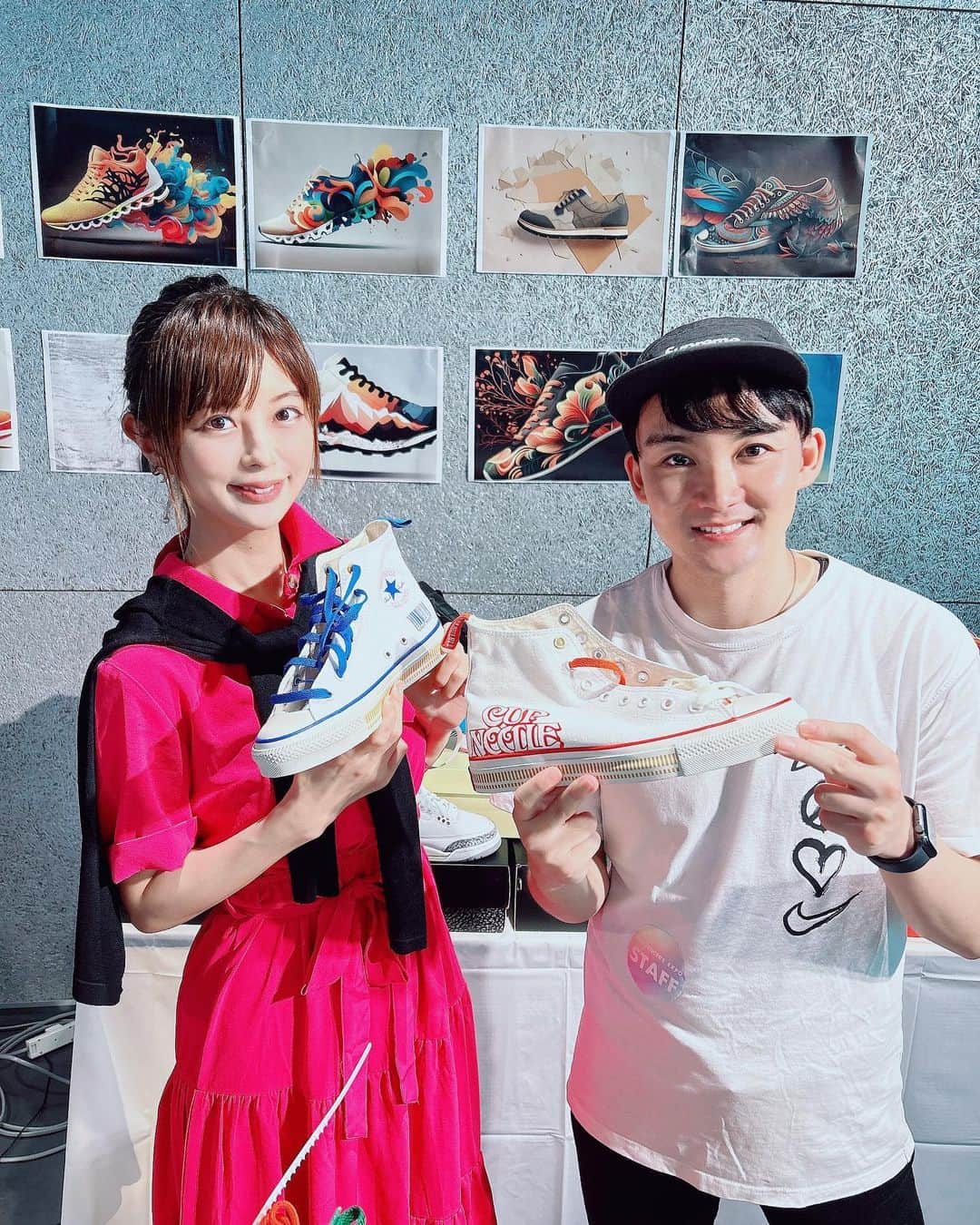 satomiさんのインスタグラム写真 - (satomiInstagram)「👟👢👞　 ・ 最近ハマってるスニーカー収集👟 ・ 👨→（@sho_snkrspro） ・ 白いナイキの靴可愛い😍 あとピカチュウのやーーつ！ ・ オススメのスニーカー 教えてください♡ ・ ・  @shibuyastream_official  @influencersexpo.jp  #インフルエンサーエキスポ  #スニーカー  #nike  #converse  #sneaker #InfluencersEXPO2023  #スニーカーコーデ #スニーカー女子 #ジョーダン #トラヴィス #TLAVIS #オフホワイト #offwhite #ポケモン #ピカチュウ #スニーカー男子 #スニーカー好きな人と繋がりたい #渋谷ファッション」6月30日 20時49分 - saatoomii47