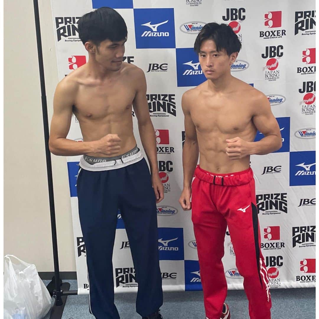 赤平大さんのインスタグラム写真 (赤平大Instagram)「前日の計量取材（仕事ではなく趣味）からLeminoボクシングで後楽園ホール