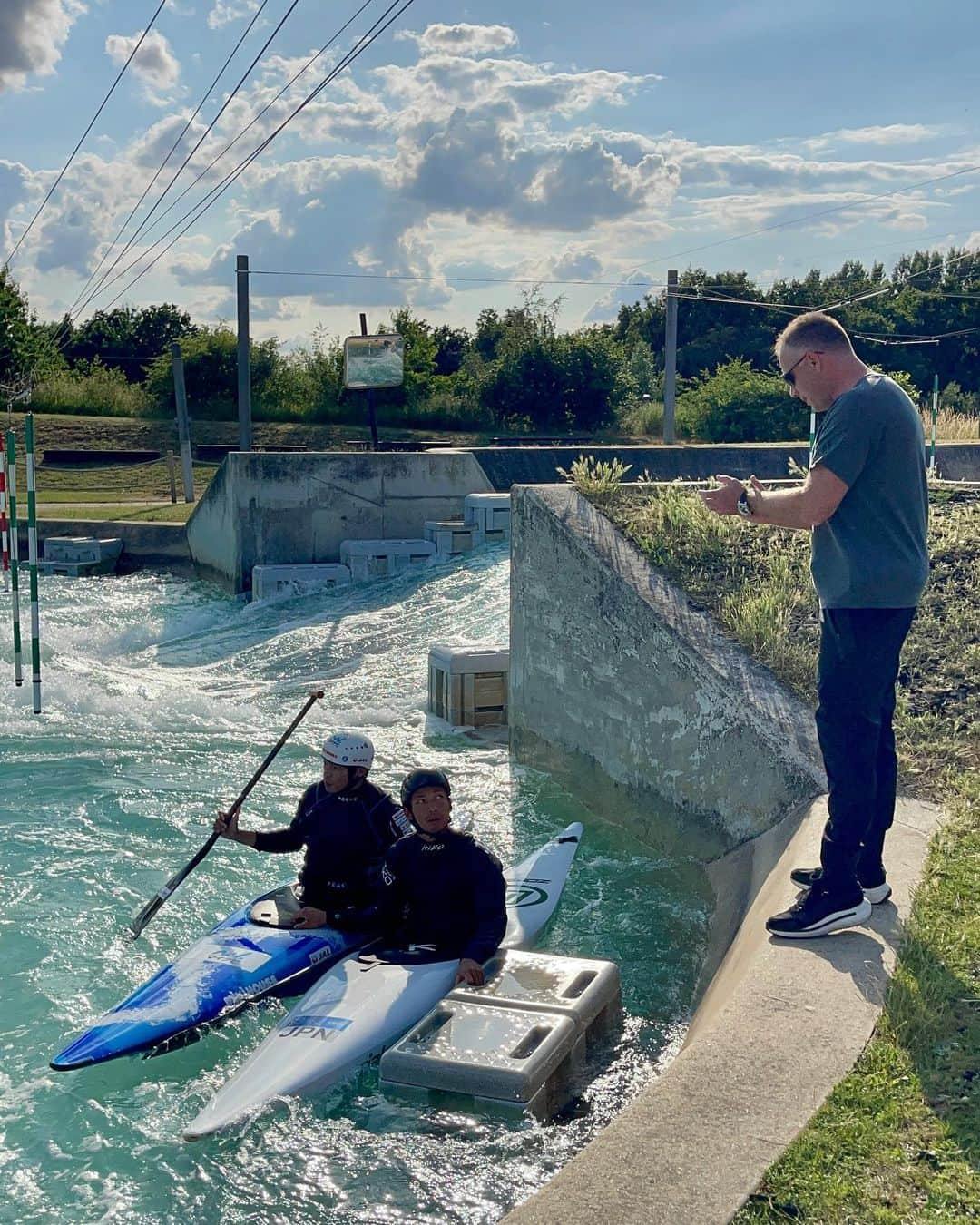 羽根田卓也さんのインスタグラム写真 - (羽根田卓也Instagram)「ロンドン強化合宿 #canoeslalom #training #water #london」6月30日 21時12分 - takuya_haneda