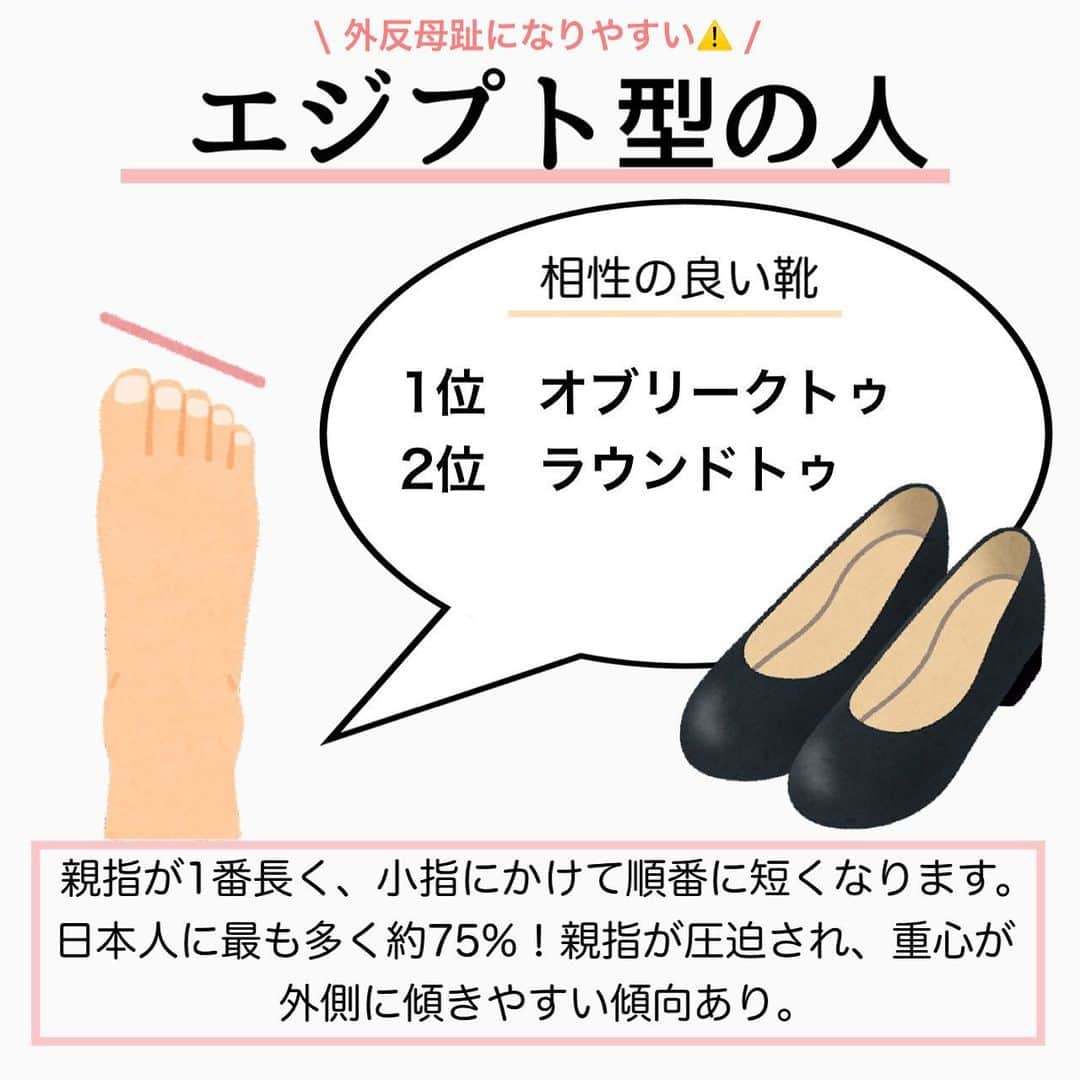 MariIryuさんのインスタグラム写真 - (MariIryuInstagram)「\ 脚やせの超基本タイプ別👠靴の選び方 / 痩せる方法をもっとみる▶︎ @marty2367 ⁡ 1年半で40kg痩せたマーティーです🩵 はじめましての方、一緒にダイエット&体質改善頑張るぞって方はぜひいいね&フォロー、保存してくださると活力になります🥺💕 ⁡ 今回は「脚やせのための靴選び」にフォーカスしてご紹介しています✍🏼 ⁡ おしゃれは足元からなんて言いますが、オシャレ最優先で選んでしまい自分のサイズに合わない靴だと疲れやすくなったり足の形が変形してしまうかも💡 ⁡ 合わない靴を履くと正しい歩き方が出来ずに、姿勢が悪くなったり、膝や腰に負担をかけてしまいます⚠️自分に合った靴を履くことは、健康のためにも脚やせのためにも大切です🔥 ⁡ 特に脚だけ痩せないとお悩みの方！ 靴を見直してみてください♩ ⁡ こちらはまた詳しくはブログ版にてご紹介します♪ 🔗ブログのURLはプロフに貼ってます ————————————————————— 🐰🌈2023年オンライン生募集要項🌈🐰 -DM新規問い合わせ特典あり🎁- ⁡ 今始めるとお盆までに痩せます✊🔥 次回最短は7/3スタート！ ⁡ \ 予約枠受付中 / ☑︎オンラインダイエット3週間&6週間 ☑︎妊活栄養コース3&4週間&6週間 ☑︎コンサルコース6週間&8週間 ※モニター枠は各クラス6週間から受付中 ⁡ お問い合わせ&ご予約は　@marty2367 Instagramのダイレクトメッセージに💌 ⁡ オンラインダイエットは日本全国、世界中どこからでもご参加いただけます☺️(LINEが使えればok!) 年齢制限もございません🙆‍♀️ ⁡ 既往歴、フォロー中の疾患などがあればそちらに合わせて指導内容を調節しております🙏 完全パーソナル食事指導サポートです。 妊活中&さらに減量が必要な場合は妊活栄養コースにご参加ください😌！ ⁡ 現在申し込みで自宅でできるトレーニング動画を受け取れるチャンス🎁有り！ 中目黒で直接パーソナルトレーニングを希望される方は @body_trim_tokyo_personalgym  のDMまでお問い合わせください💌 ————————————————————— #靴 #靴選び #脚やせ #脚やせマッサージ #妊活 #妊活ダイエット #産後ダイエット #花嫁ダイエット #プレ花嫁ダイエット #下半身痩せダイエット #下半身痩せ #ダイエット方法 #痩せる方法 #痩せるコツ #太もも痩せ #ファッション #中目黒パーソナルジム #パーソナルジム東京 #脚やせトレーニング #お尻痩せ #ふくらはぎ痩せ #o脚改善 #夏までに痩せる #インソール #足裏 #」6月30日 21時24分 - marty2367