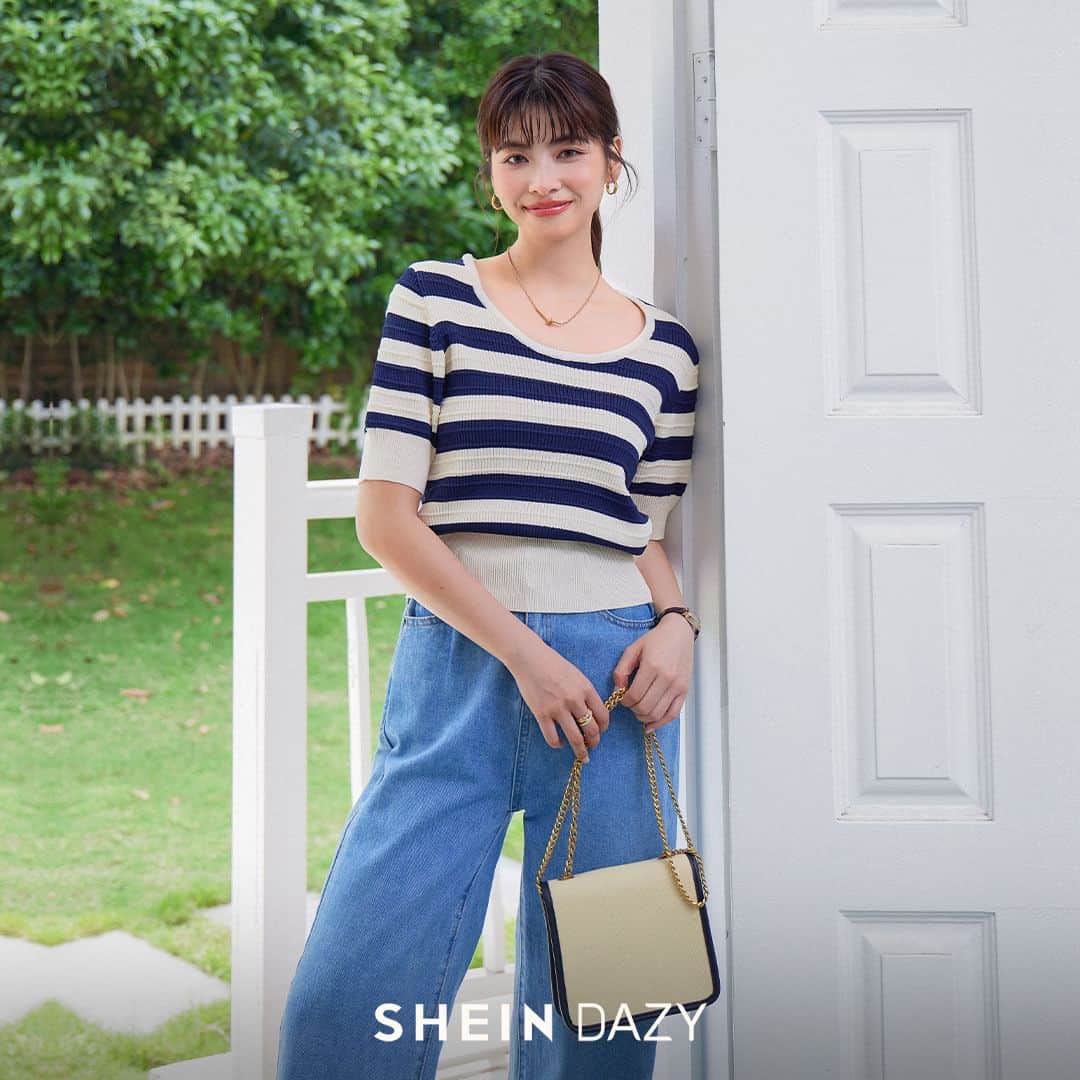 SHEINのインスタグラム：「Timeless styles are always trending with DAZY ✨ Which classic look is your vibe? 🖤  🔎17445470 17447482 17445359 17450989 17447422 17446071  #SHEINDazy #DAZY」