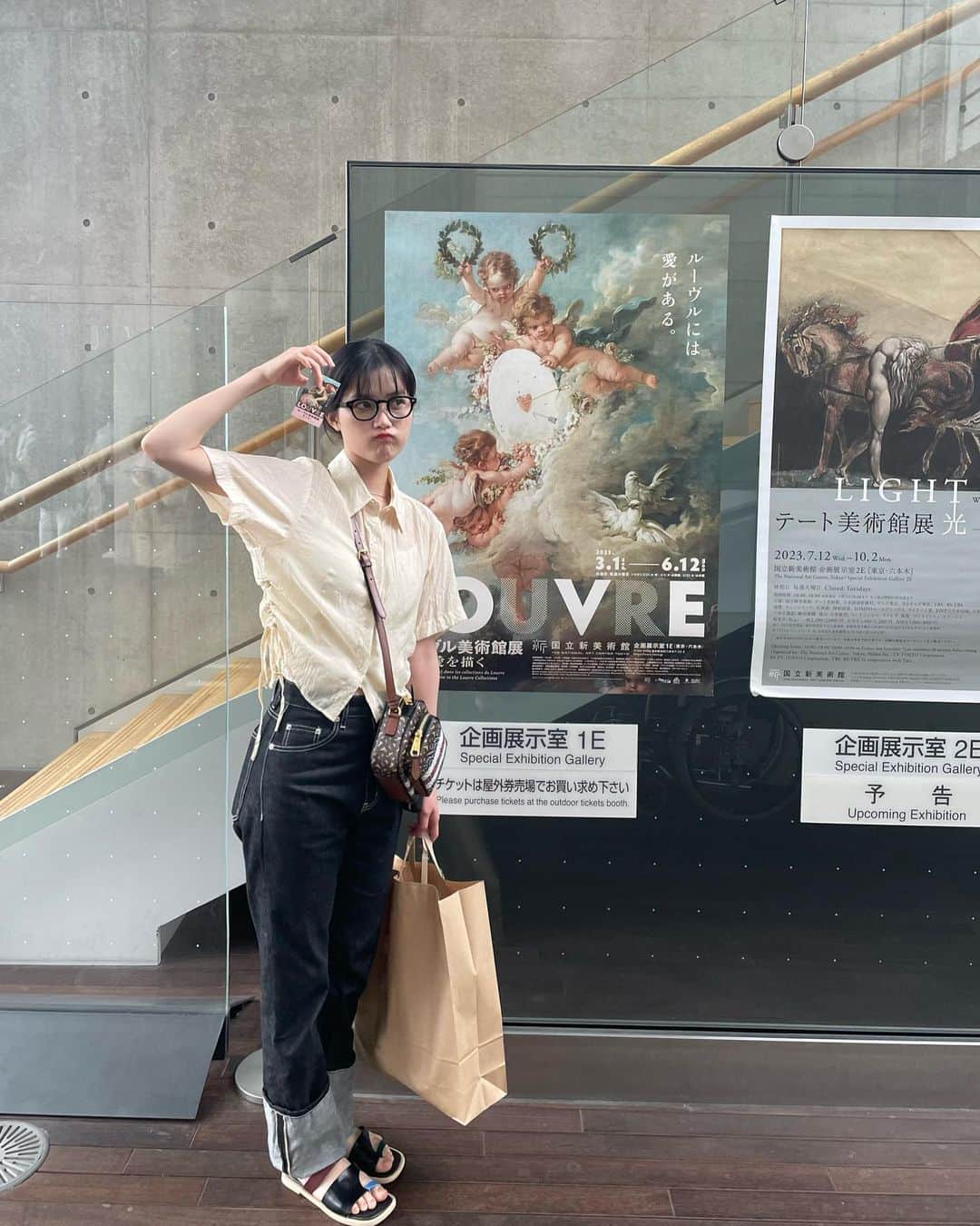 井頭愛海のインスタグラム：「. おもひで🖼  #ルーヴル美術館展」