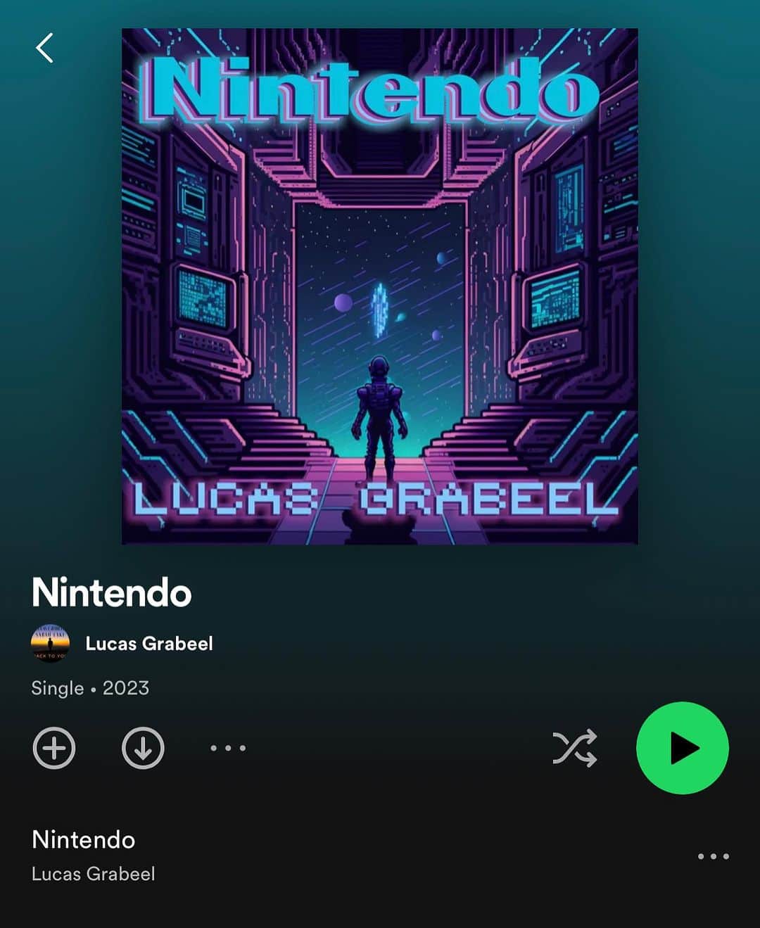 ルーカス・グラビールのインスタグラム：「Ever play the OG 8-Bit Nintendo? This is the first song I ever wrote when I was 12. Thanks @thedivebarrockstarpodcast for an awesome track!」