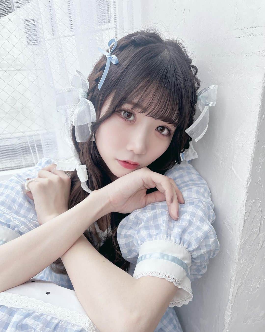 堂本千晴のインスタグラム：「🩵🪼☁🫧🐇」