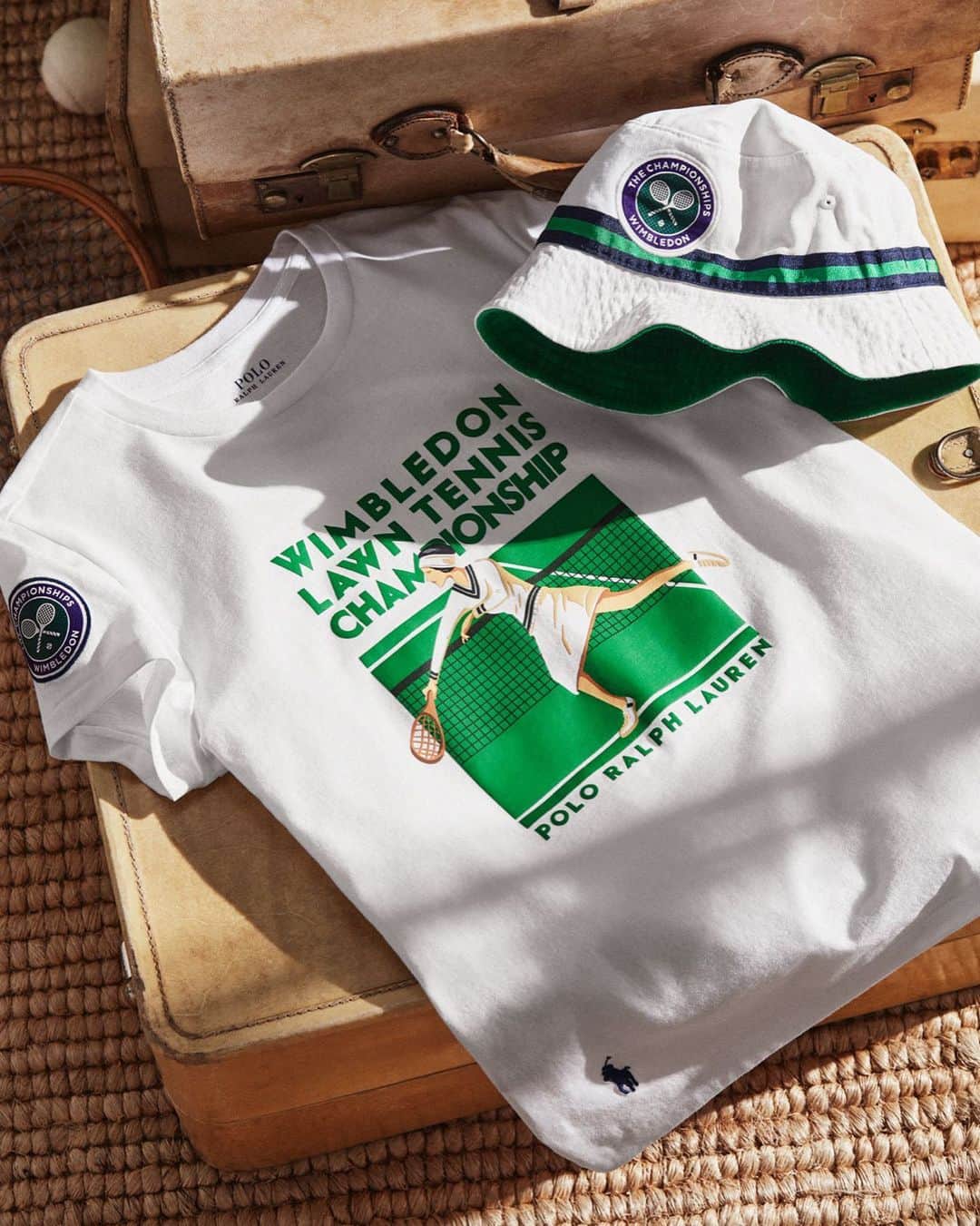 Polo Ralph Laurenさんのインスタグラム写真 - (Polo Ralph LaurenInstagram)「Vintage-inspired @Wimbledon graphics appear on this year’s #PoloRalphLauren capsule shirts.  Explore more #RLTennis looks via the link in bio.  #PoloRLStyle」6月30日 23時02分 - poloralphlauren