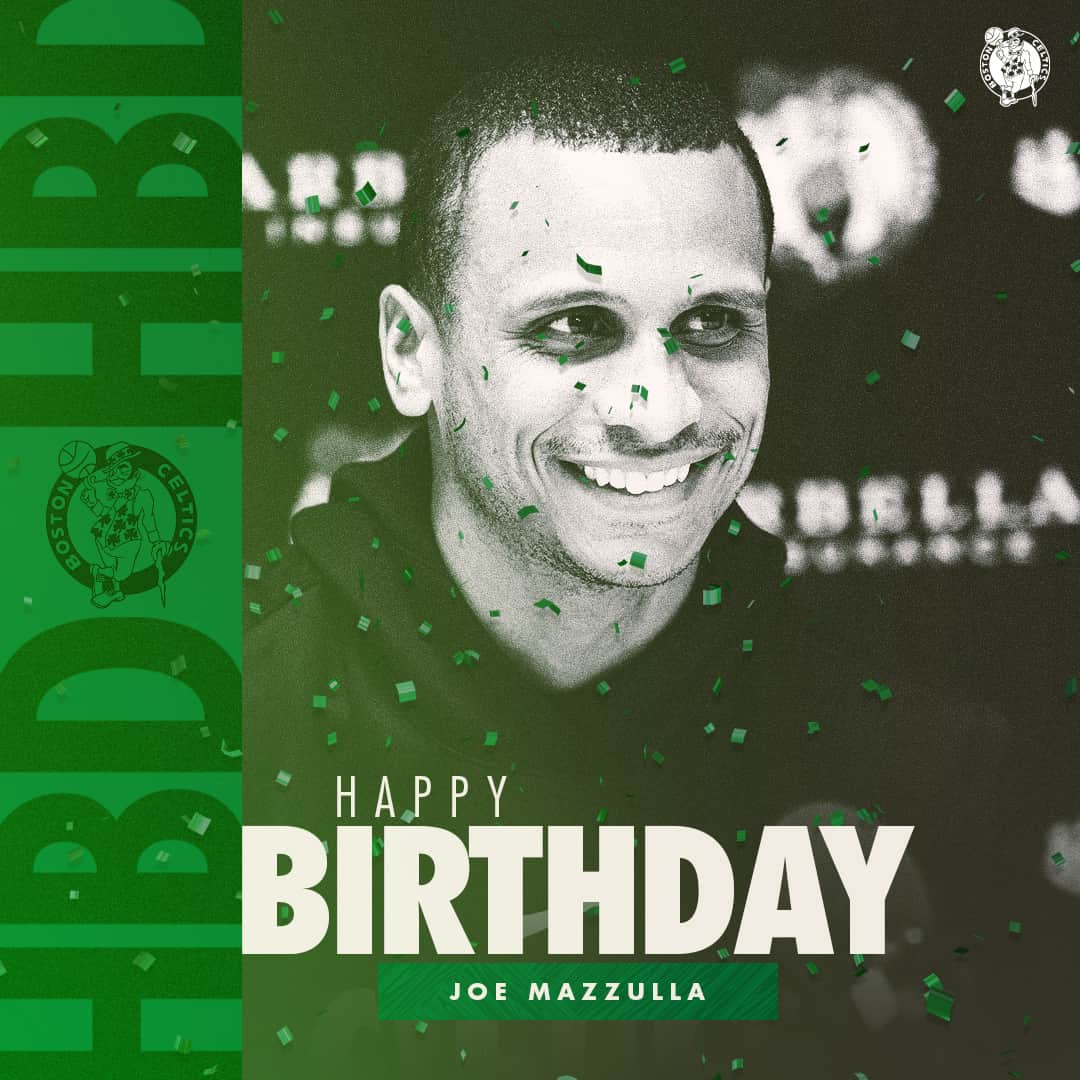 ボストン・セルティックスのインスタグラム：「Happy birthday Joe ☘️🎂🎉」