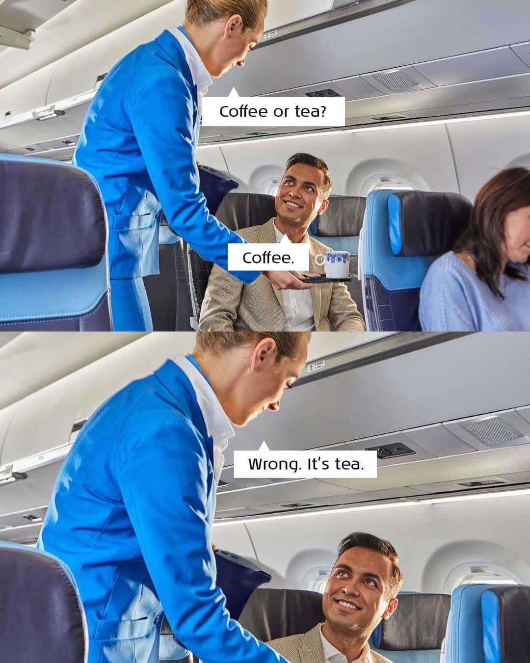 KLMオランダ航空さんのインスタグラム写真 - (KLMオランダ航空Instagram)「We’re here for the tea…🫖🤪#happysocialmediaday #KLM #RoyalDutchAirlines #socialmediaday」6月30日 23時17分 - klm