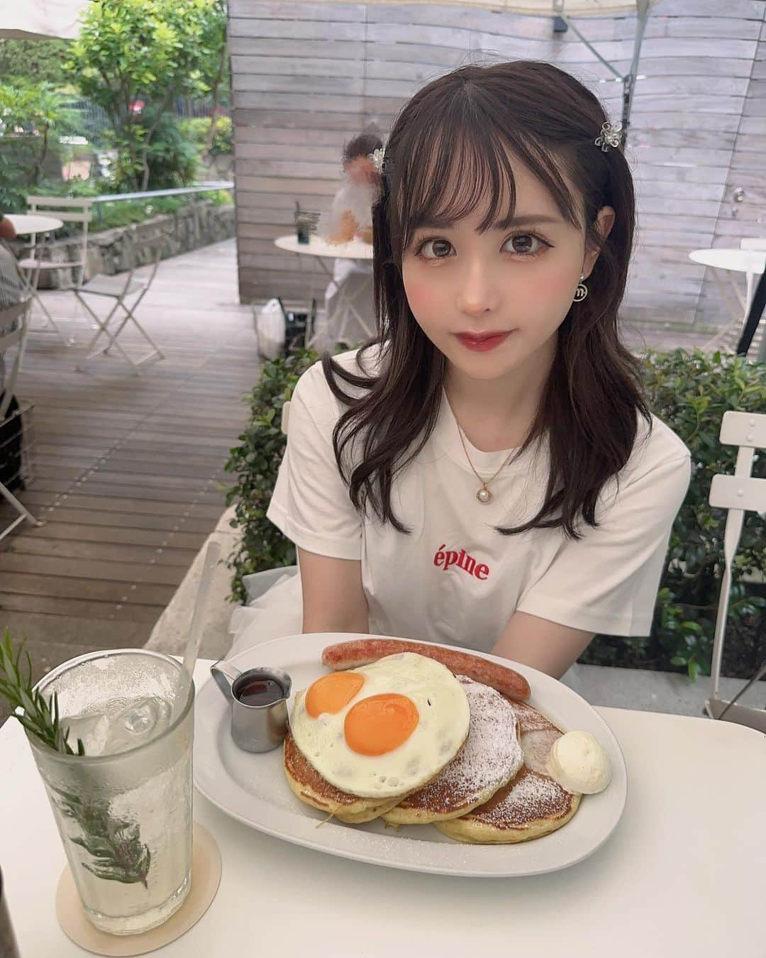 日向すずさんのインスタグラム写真 - (日向すずInstagram)「マネージャーとロケした ときのランチ🧇🤍」6月30日 23時31分 - osuzudashi_