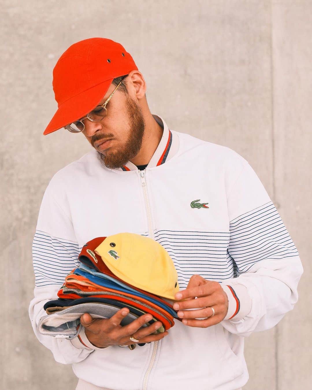 Lacosteさんのインスタグラム写真 - (LacosteInstagram)「Capturing iconic vibes: @lilou_officiel is rocking his #Lacoste Girolle personal collection. 🧢  📸 @jim_lasouille   #TeamLacoste」7月1日 1時00分 - lacoste