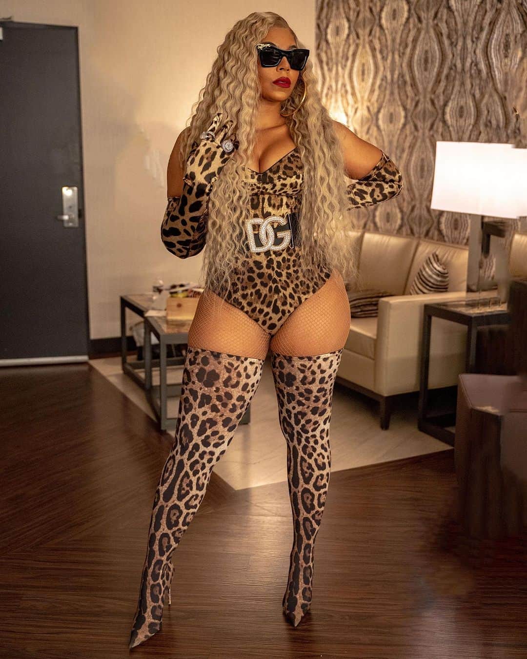 アシャンティのインスタグラム：「Nights in Vegas 🐆 📸 @_networkingz」