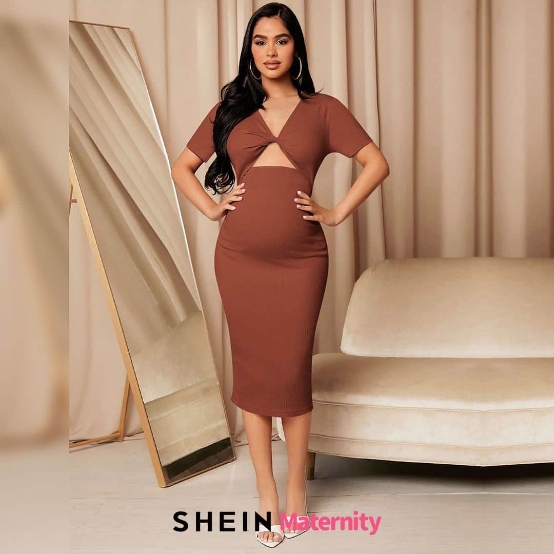 SHEINさんのインスタグラム写真 - (SHEINInstagram)「Maternity style gets elevated with our collection of elegant dresses and jumpsuits that support your comfort while serving oh-so-chic ✨🤰  🔎13741129 12764216 15522152 12763505 12761565   #MaternityFashion」7月1日 0時30分 - sheinofficial