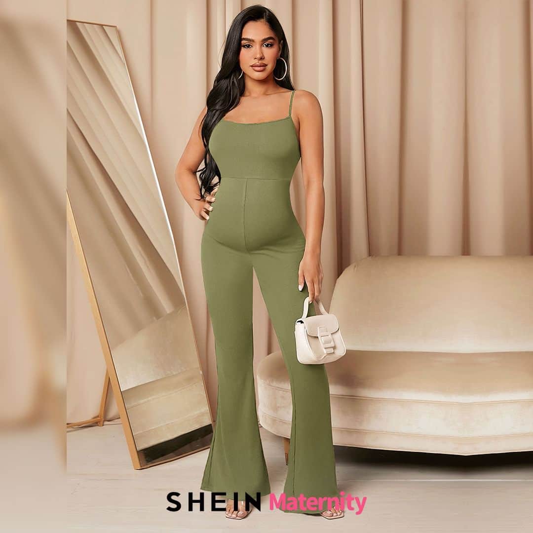 SHEINのインスタグラム：「Maternity style gets elevated with our collection of elegant dresses and jumpsuits that support your comfort while serving oh-so-chic ✨🤰  🔎13741129 12764216 15522152 12763505 12761565   #MaternityFashion」