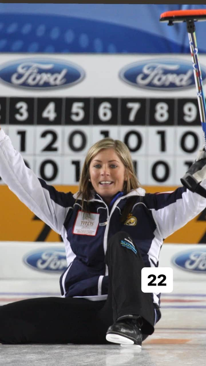 イブ・ミュアヘッドのインスタグラム：「Friday nostalgia ☺️  @evemuirhead   #curling」