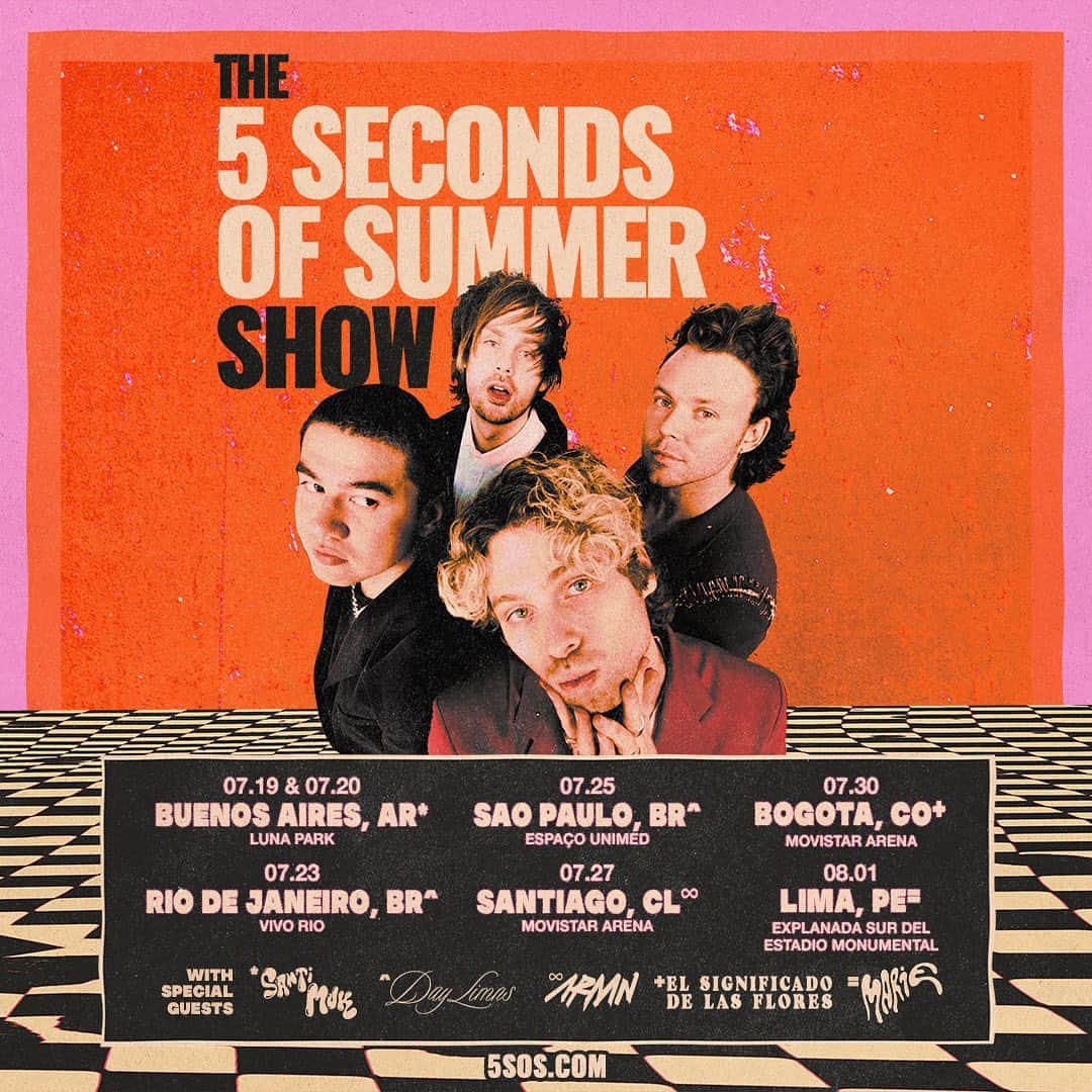 5 Seconds of Summerさんのインスタグラム写真 - (5 Seconds of SummerInstagram)「So many beautiful souls on the bus with us this time around. Thrilled to have these incredible artists joining us for tour.」7月1日 1時00分 - 5sos
