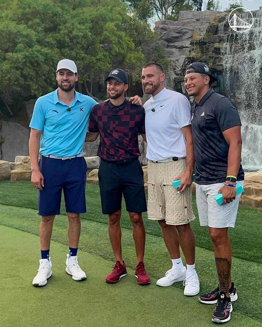 ゴールデンステート・ウォリアーズさんのインスタグラム写真 - (ゴールデンステート・ウォリアーズInstagram)「The Match ⛳️」7月1日 1時06分 - warriors