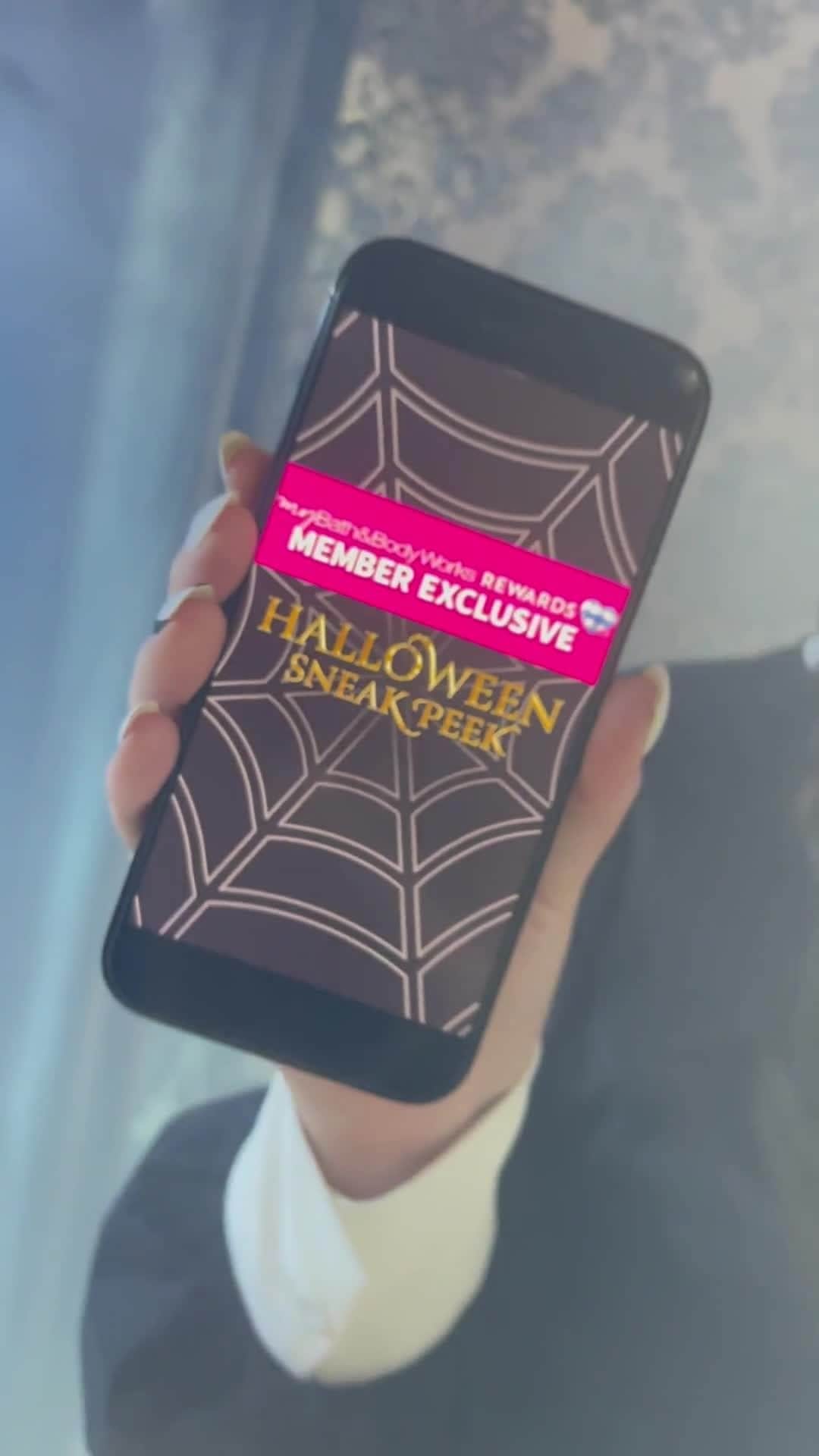 Bath & Body Worksのインスタグラム：「A bewitching surprise is COMING SOON🕷🕸 Rewards Members, run to the My Bath & Body Works App for your official first look at HALLOWEEN TODAY (June 30) 🖤 PLUS you'll shop the Halloween collection FIRST on July 14...if you dare!!!」