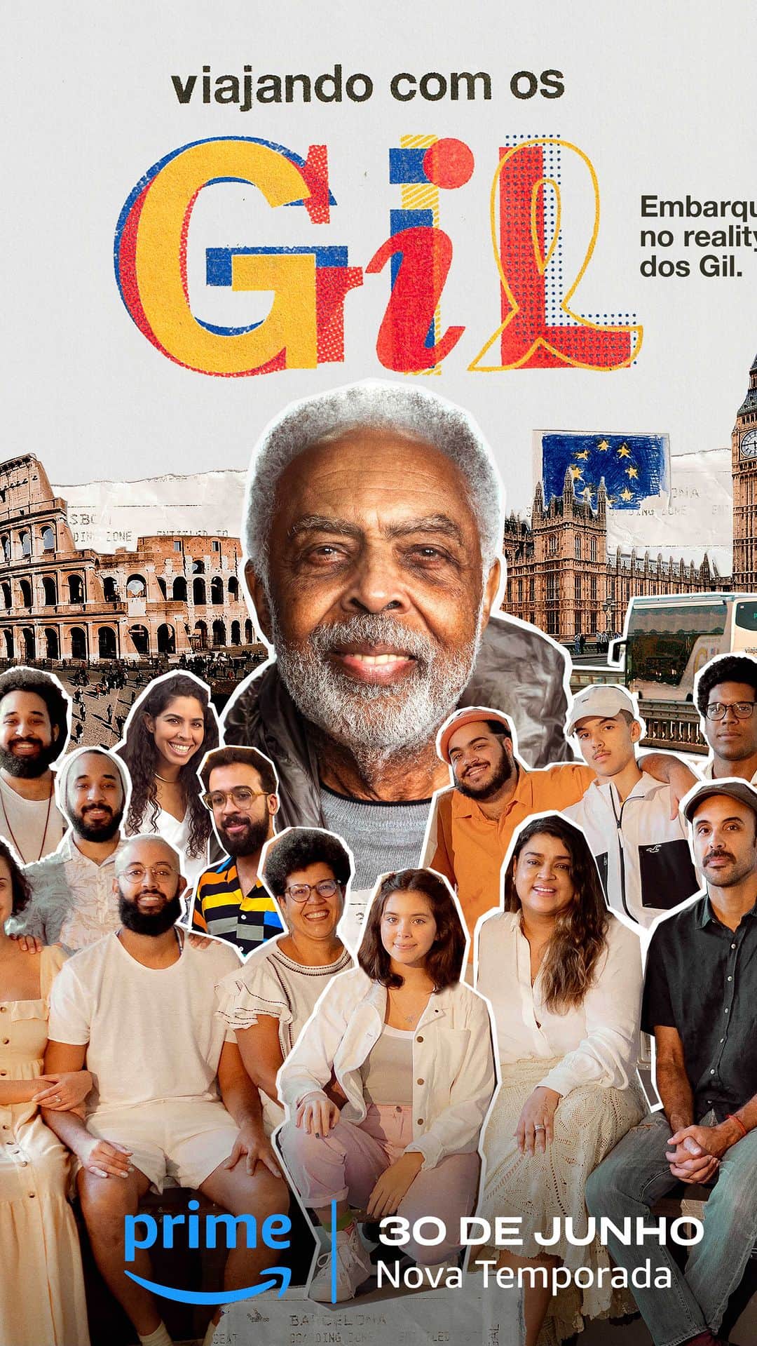 Preta Gilのインスタグラム：「Amores, já está disponível no @primevideobr a série #ViajandoComOsGil!!!   Na primeira temporada mostramos os ensaios e o processo criativo da nossa #FamíliaGil antes dos shows e agora vocês vão poder conferir como foi a turnê #NósAGente pela Europa e muito mais!!!  Bora maratonar juntos? Já quero saber a opinião de vocês, me contem nos comentários!!!」