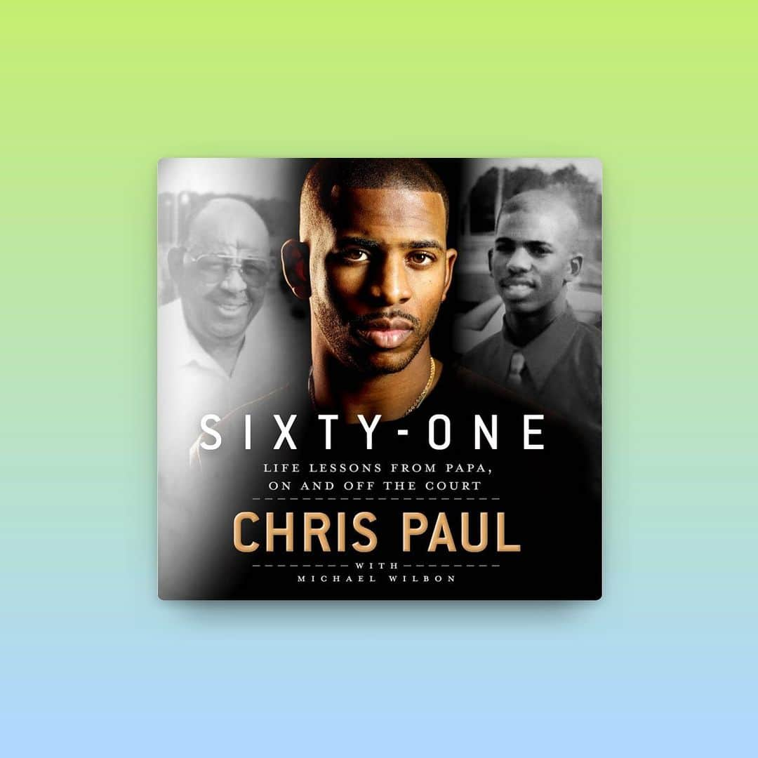 クリス・ポールさんのインスタグラム写真 - (クリス・ポールInstagram)「Alongside the release of his compelling new memoir Sixty-One, we asked @cp3 to pick his starting five lineup of audiobooks—ones that changed his way of thinking on and off the court. 🏀🎧  Explore the lineup he chose and check out his new memoir at our link in bio.」7月1日 1時55分 - cp3