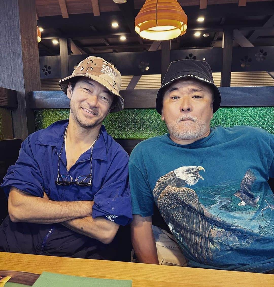 浅野忠信のインスタグラム：「打合せしました @mrlaketajo」
