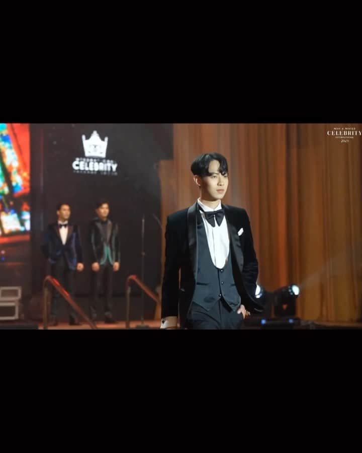村松健太のインスタグラム：「@intcelebritypageantgroup   ミスターコンテスト世界大会のウォーキング映像です！  ミスターセレブリティインターナショナル2023日本代表」