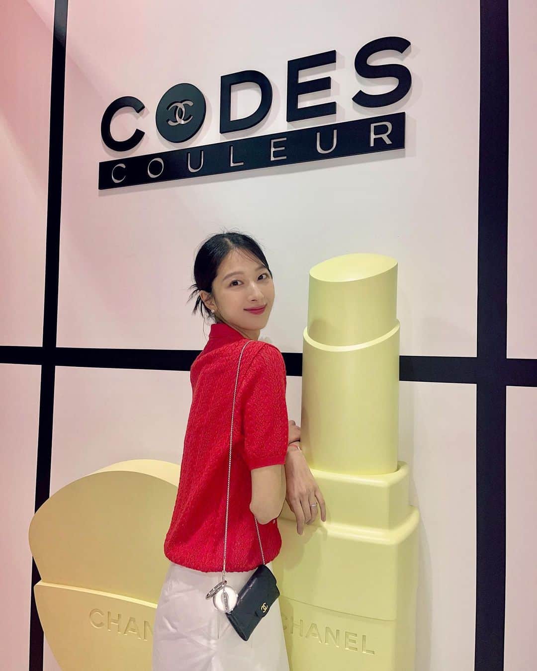 ミナ さんのインスタグラム写真 - (ミナ Instagram)「Love Red♥️ @chanel.beauty.korea   #CodesCouleur #샤넬코드컬러 #샤넬코드컬러팝업」7月1日 12時13分 - blossomh_