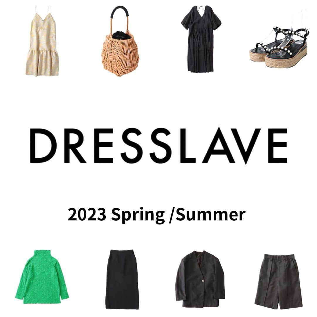 DRESSLAVEさんのインスタグラム写真 - (DRESSLAVEInstagram)「. DRESSLAVE  2023 Spring / Summer  #DRESSLAVE #ドレスレイブ #2023ss #23ss #summer #spring #fashion #sale #salesalesale #セール #tsurubymarikooikawa #bag #sandals #dress #onepiece #ワンピース #スカート #ハーフパンツ」7月1日 12時40分 - dresslaveofficial