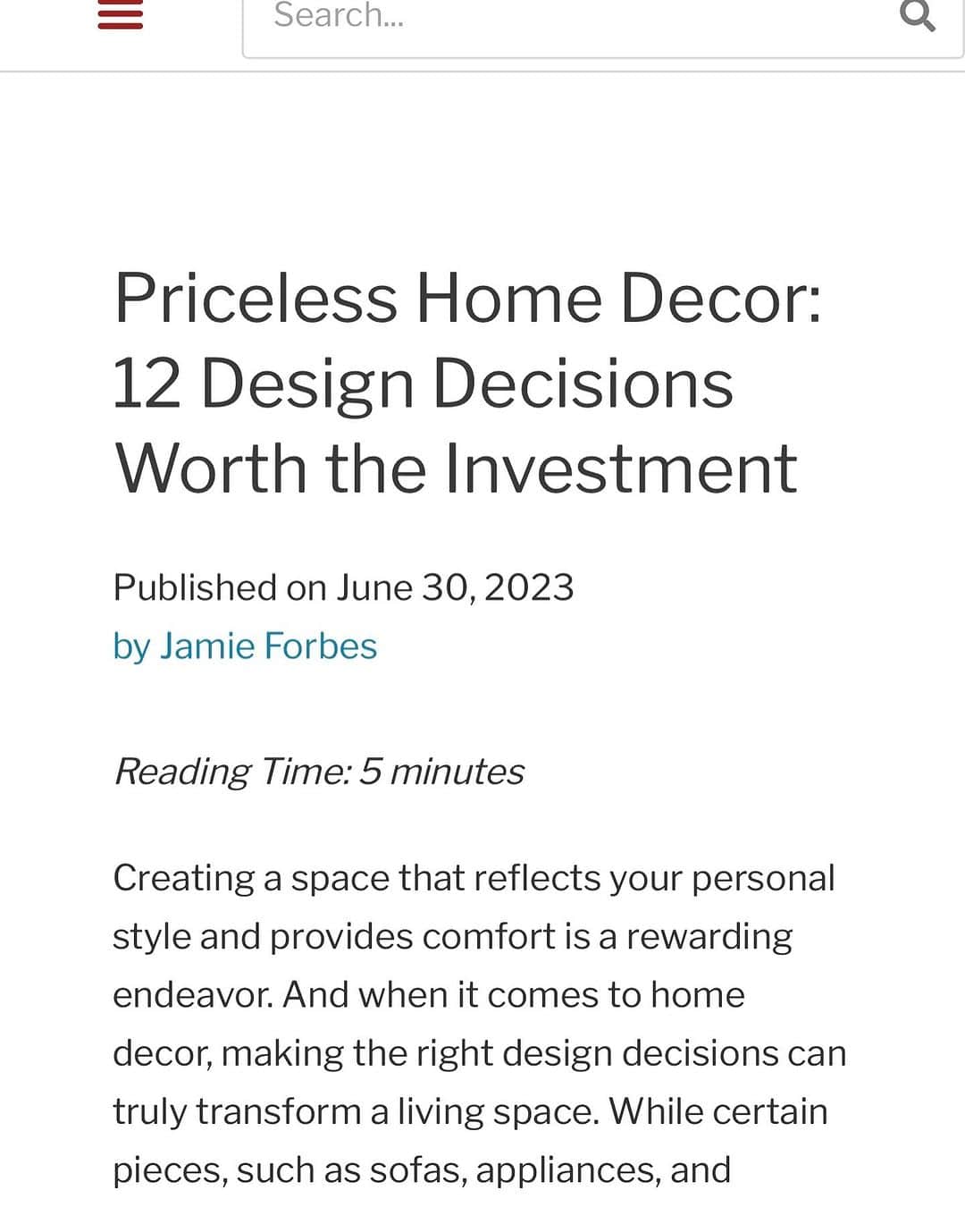 Reiko Lewisのインスタグラム：「Redfin mentioned about our design suggestion in their Blog!  You can see the post here: Priceless Home Decor: 12 Design Decisions Worth the Investment  https://www.redfin.com/blog/priceless-home-decor/  #hawaiiinteriordesign #interiordesigntips  #livebeautifully #livehappy #multifunctionalspaces #redfin #hawaiilifestyle」