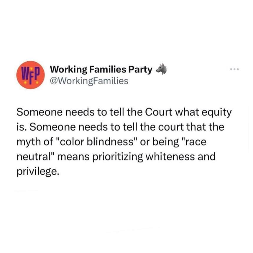 アンバー・タンブリンさんのインスタグラム写真 - (アンバー・タンブリンInstagram)「The Supreme Court continues its onslaught of undoing decades of important precedent aimed at bringing some modicum of real equality and so-called freedom to this country. It’s been a snowball effect since 2016’s election which put three biased judges—Neil Gorsuch, Brett Kavanaugh, and Amy Coney Barrett—in Supreme Court seats so they could serve their God over this country, drastically shifting the balance of the court. All it took was ONE election to upend decades of progress in the United States. ONE. We should all be furious over this ruling on affirmative action, which will impact generations of Black and brown families in an educational system already rigged against them. I am constantly reminded that it didn’t have to be this way. It still doesn’t. Voting matters. Voting matters to save what’s left of our planet, a future for our children, our dignity and our rights to exist as we ARE. If we want this madness to end, it’s going to take all of us paying attention, staying informed, and showing up time and time again to the ballot box. Shame on this ruling by the Supreme Court.」7月1日 6時15分 - amberrosetamblyn