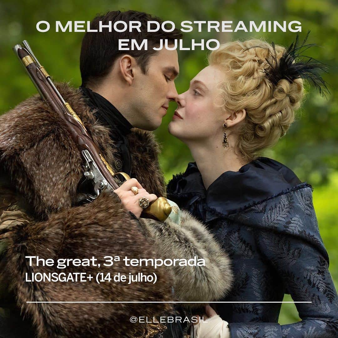 ELLE Brasilのインスタグラム：「O fim de semana está dando as caras e, com ele, apresentamos o melhor do streaming em julho. Tem o festival "Aumente o som: música no cinema", do @mubibrasil, com destaque para o filme "Sid & Nancy – O amor mata", a estreia da nova temporada de "Sintonia", na @netflixbrasil, a terceira temporada de "The Great", no @lionsgateplusbr, e "Além do guarda-roupa", na @hbomaxbrasil. Arraste para o lado para ver todos e comente qual você está mais ansioso pra assistir!」