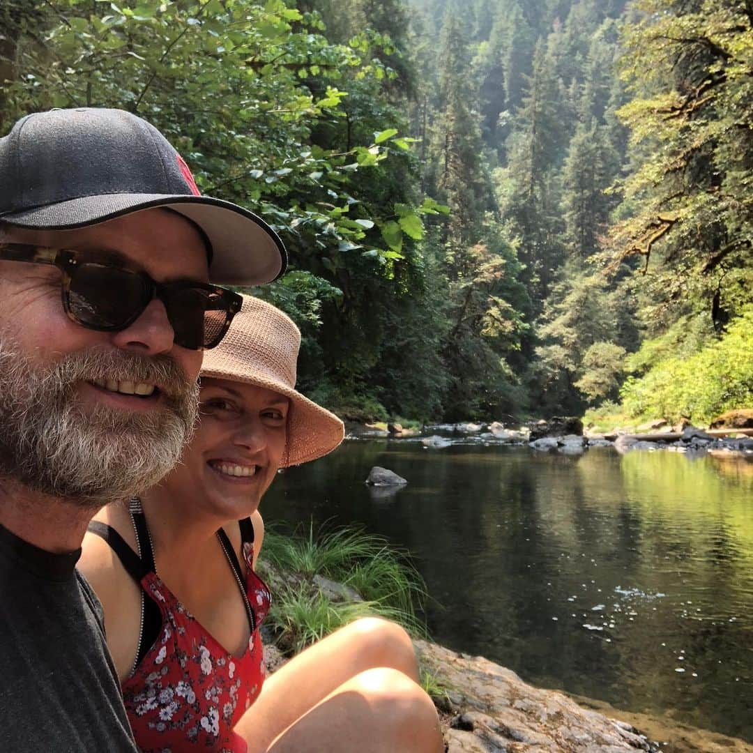 レイン・ウィルソンさんのインスタグラム写真 - (レイン・ウィルソンInstagram)「28 years ago, on the banks of the Kalama River in Washington State, I married the love of my life, @holidayreinhorn. We’ve had an exhilarating, magical (and sometimes challenging!) journey but I’m in awe at your strength, beauty, brilliance and wisdom. I’m grateful and humbled to be your partner on this crazy path. Thank you for the poetry. xoxo」7月1日 7時45分 - rainnwilson