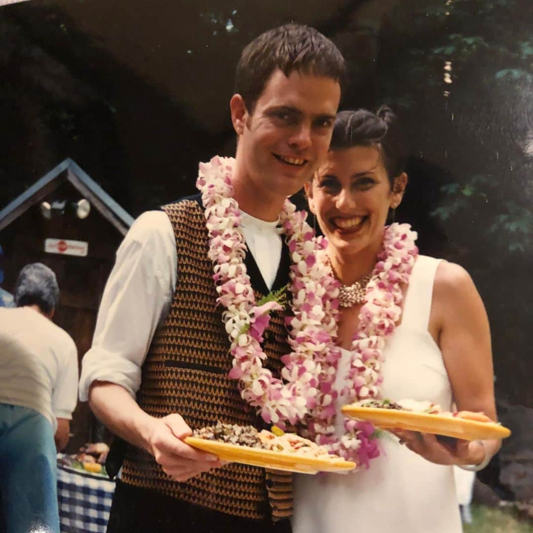 レイン・ウィルソンさんのインスタグラム写真 - (レイン・ウィルソンInstagram)「28 years ago, on the banks of the Kalama River in Washington State, I married the love of my life, @holidayreinhorn. We’ve had an exhilarating, magical (and sometimes challenging!) journey but I’m in awe at your strength, beauty, brilliance and wisdom. I’m grateful and humbled to be your partner on this crazy path. Thank you for the poetry. xoxo」7月1日 7時45分 - rainnwilson