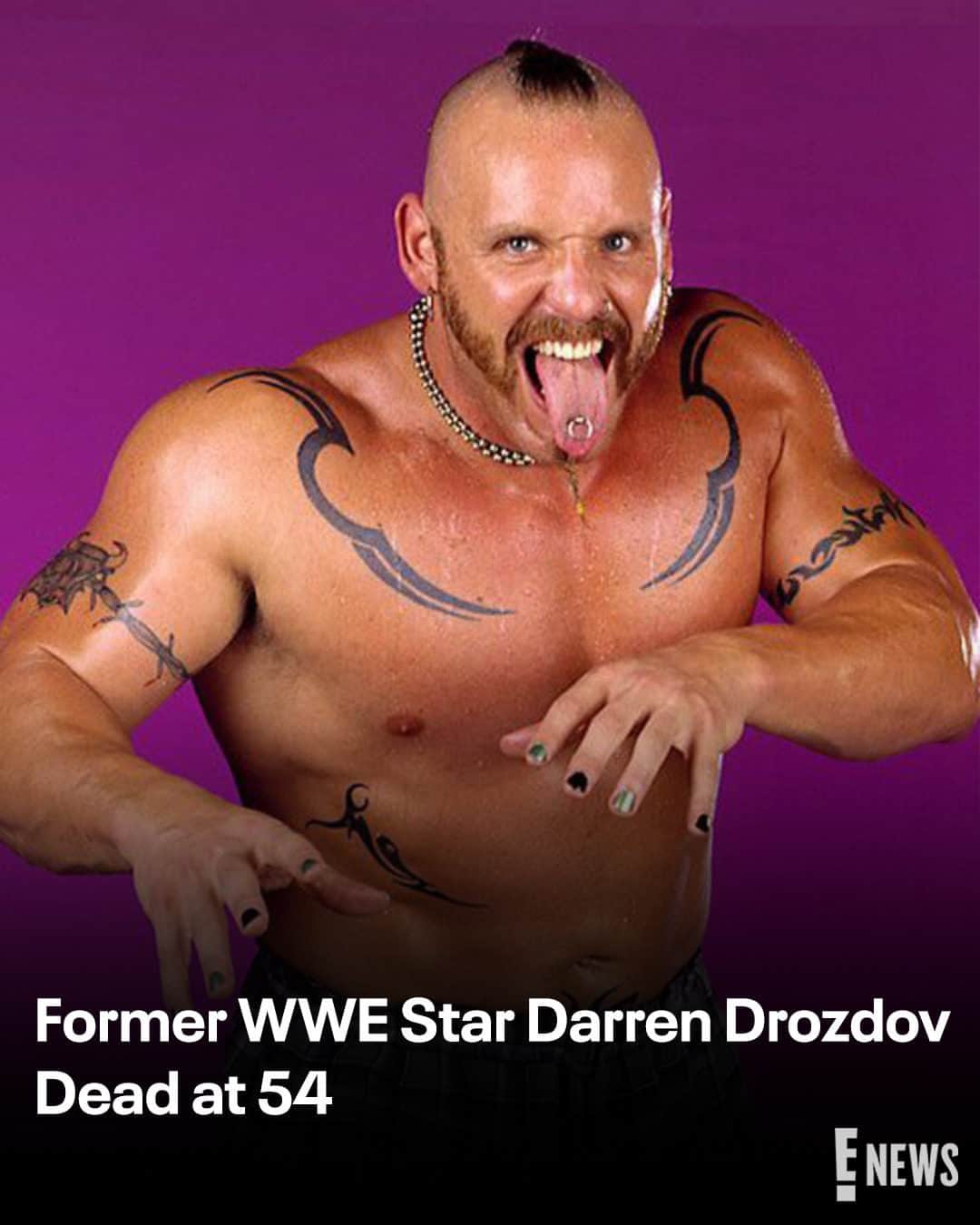 E! Onlineさんのインスタグラム写真 - (E! OnlineInstagram)「The wrestling community is mourning the loss of Darren Drozdov. WWE shares a statement at the link in our bio. (📷: WWE)」7月1日 8時00分 - enews