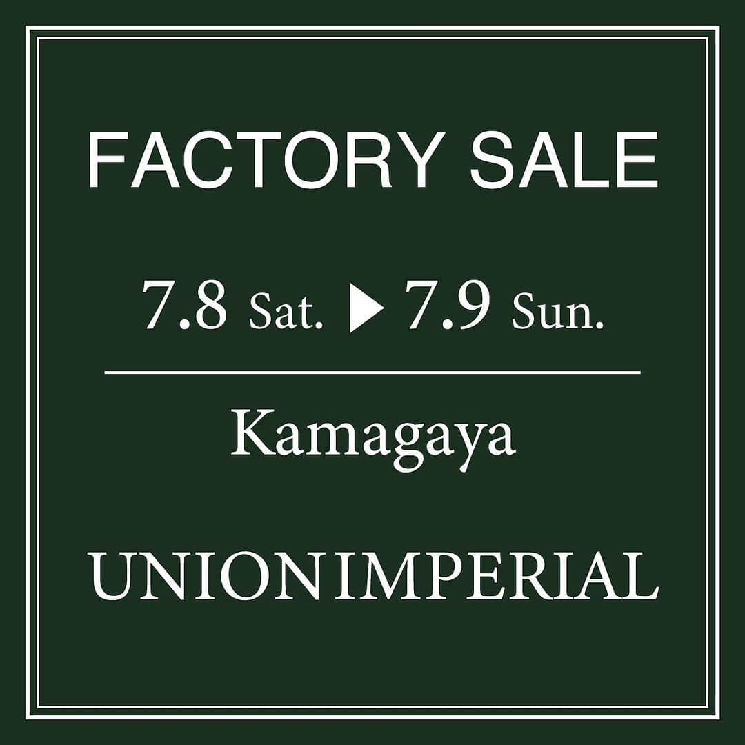 ユニオンインペリアルのインスタグラム：「. ファクトリーセールを開催します！  開催日:  7月8日（土）10:00〜14:00  7月9日（日）10:00〜14:00 　　　 会場: オカモト株式会社（旧世界長ユニオン千葉工場） 千葉県鎌ケ谷市鎌ヶ谷9-1-5 事前のお問合せ： TEL. 047-446-9961 （平日9:00〜17:00） 当日のお問合せ： TEL. 080-9815-4904  アクセス: 【電車をご利用の場合】 東武アーバンパークライン 鎌ヶ谷駅より 徒歩22分 新京成線  鎌ヶ谷大仏駅より 徒歩16分 【バスをご利用の場合：船橋新京成バス】 新京成バス　千葉レインボーバス 鎌ヶ谷新田 徒歩6分 ※ 駐車場はありませんので公共交通機関をご利用ください。  ※ 現金のみのお取り扱いとなります。 (すぐ近くに千葉銀行のATMがございます。） ※転売目的のお買い物はご遠慮下さい。 ※ セール品につき、返品交換はご容赦いただけますようお願いいたします。 ※場内の撮影はご遠慮下さい。  #unionimperial  #ユニオンインペリアル #factorysale  #sale  #セール #ファクトリーセール  #鎌ヶ谷  #世界長ユニオン #ユニオンロイヤル」