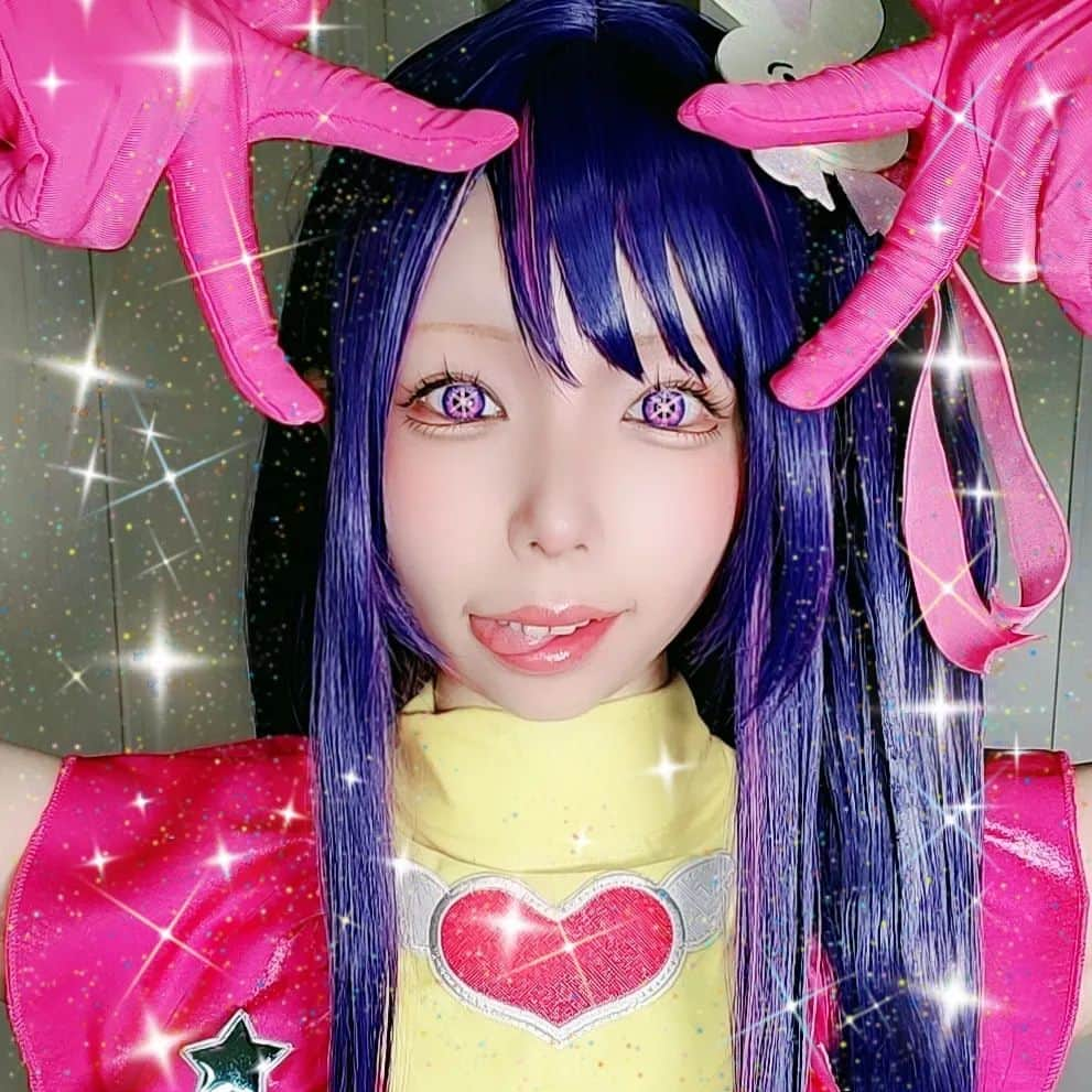 むうかのインスタグラム：「君は完璧で究極のアイドル✨⁡ ⁡⁡ ⁡ #星野アイコスプレ #cosplay #推しの子コスプレ  #oshinoko  #推しの子  #星野アイ  #アイドル  #cosplayer  #japanculture  #idol  #hoshinoai  #japan  #コスプレ」