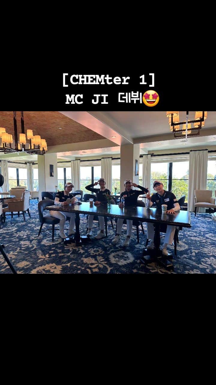 シェラ・チョイのインスタグラム：「[CHEMter 1] *MC JI 데뷔🤩*  #chem🏌‍♀️ @lpga_korea @lpga_tour @jtbc.golf」