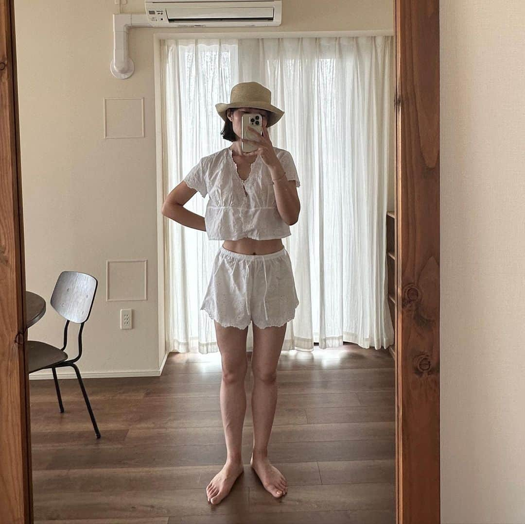 まつだみらいのインスタグラム：「summer vibes 👒🐈」