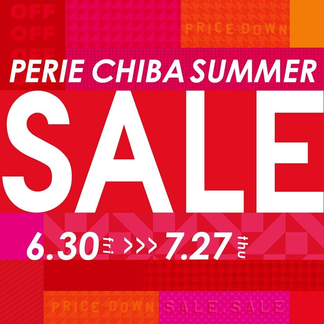 ペリエ千葉さんのインスタグラム写真 - (ペリエ千葉Instagram)「✨PERIE CHIBA SUMMER SALE✨  ◾️開催期間：2023年6月30日(金)～7月27日(木)  ペリエ千葉では、6月30日(金)より「PERIE CHIBA SUMMER SALE」を開催いたします！ BEAMS、DIESEL、BEAUTY&YOUTH UNITED ARROWSほか、全館約75店舗で対象商品が10%～80%OFF！※  お得なこの期間を是非！お見逃しなく！  ※割引率はショップにより異なります。  詳しくは下記リンクをご覧くださいませ。 https://www.perie.co.jp/chiba/info/detail.php?ct=news&id=3288  さらに、6/30(金)〜7/2(日)はお得な3日間🎉 ◾️JRE POINTポイントアップキャンペーン×2開催 6/30(金)・7/1(土)・2(日)  6/30(金)・7/1(土)・2(日)の3日間限定で、JREポイントがお得にGETできるポイントアップキャンペーンを「ペリエ千葉全館」で開催します。 通常、100円(税抜)ごとに1ポイントたまるJREポイントが、100円(税抜)ごとに2ポイントたまります。 ※一部対象外店舗がございます。  詳しくはペリエ千葉HPをご確認ください。  #ペリエ千葉#ペリエ#プラザ #beams #ジャーナルスタンダード #スピックアンドスパン #ディーゼル #ビューティーアンドユース #グリーンレーベルリラクシング #ニコアンド #アフタヌーンティーリビング #アバハウス #ケユカ #ジーナシス #セール #セール情報 #夏 #ファッション #千葉#ちば#ペリエds」7月1日 10時49分 - perie_chiba