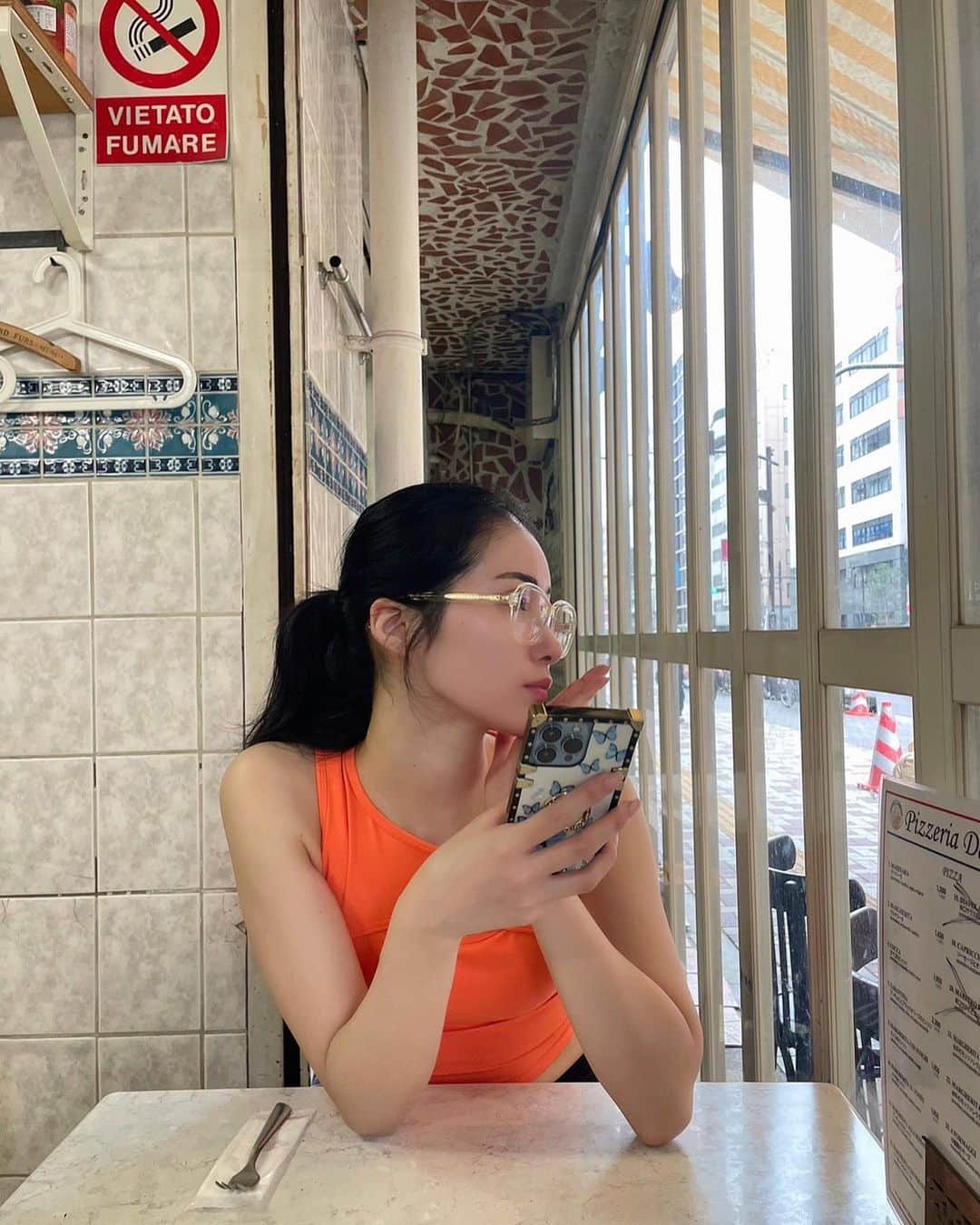 のインスタグラム：「pizza after pilates」