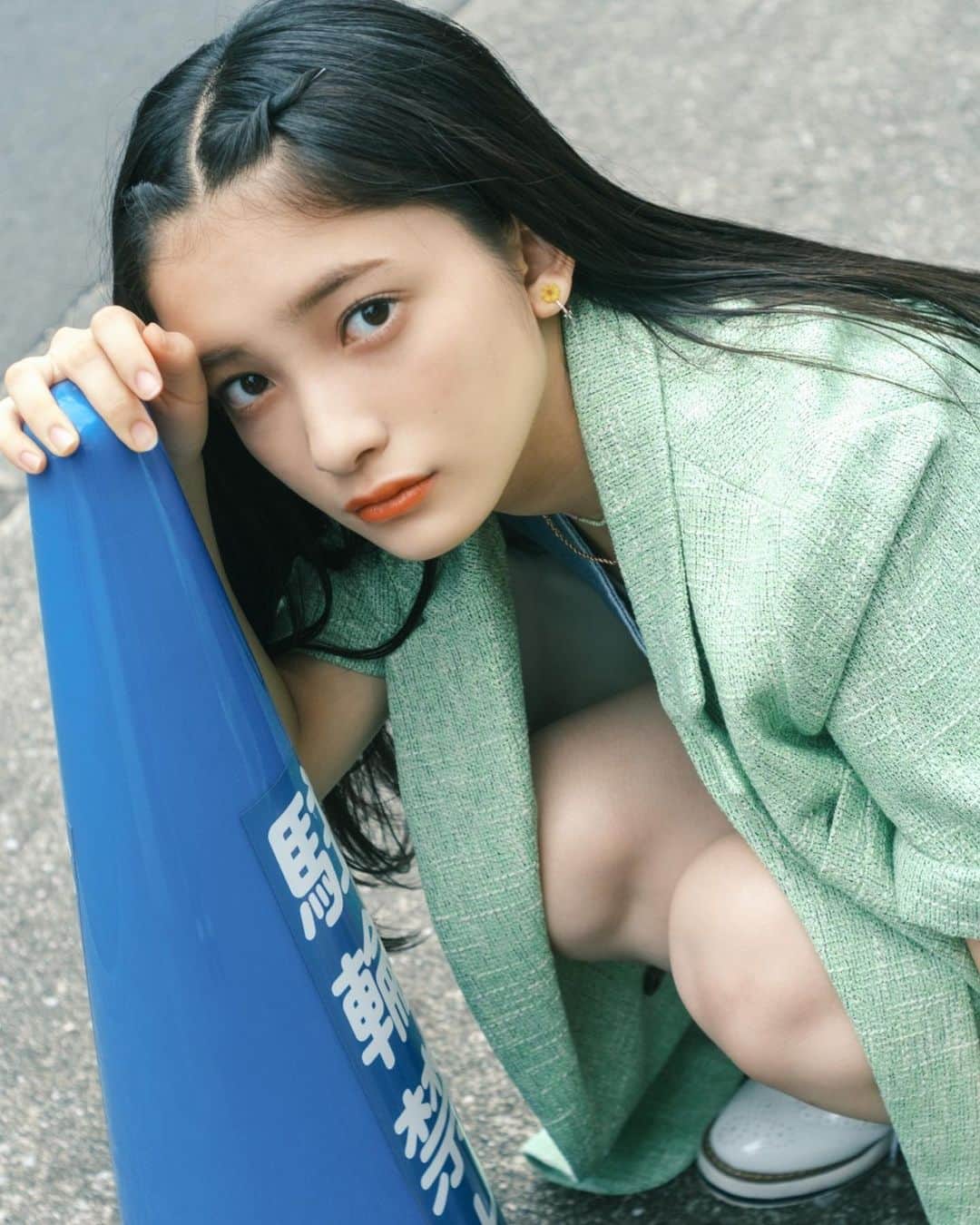 蛭田愛梨のインスタグラム：「🚫  @k_ttta_  @itochin.make  #作品撮り  #model」
