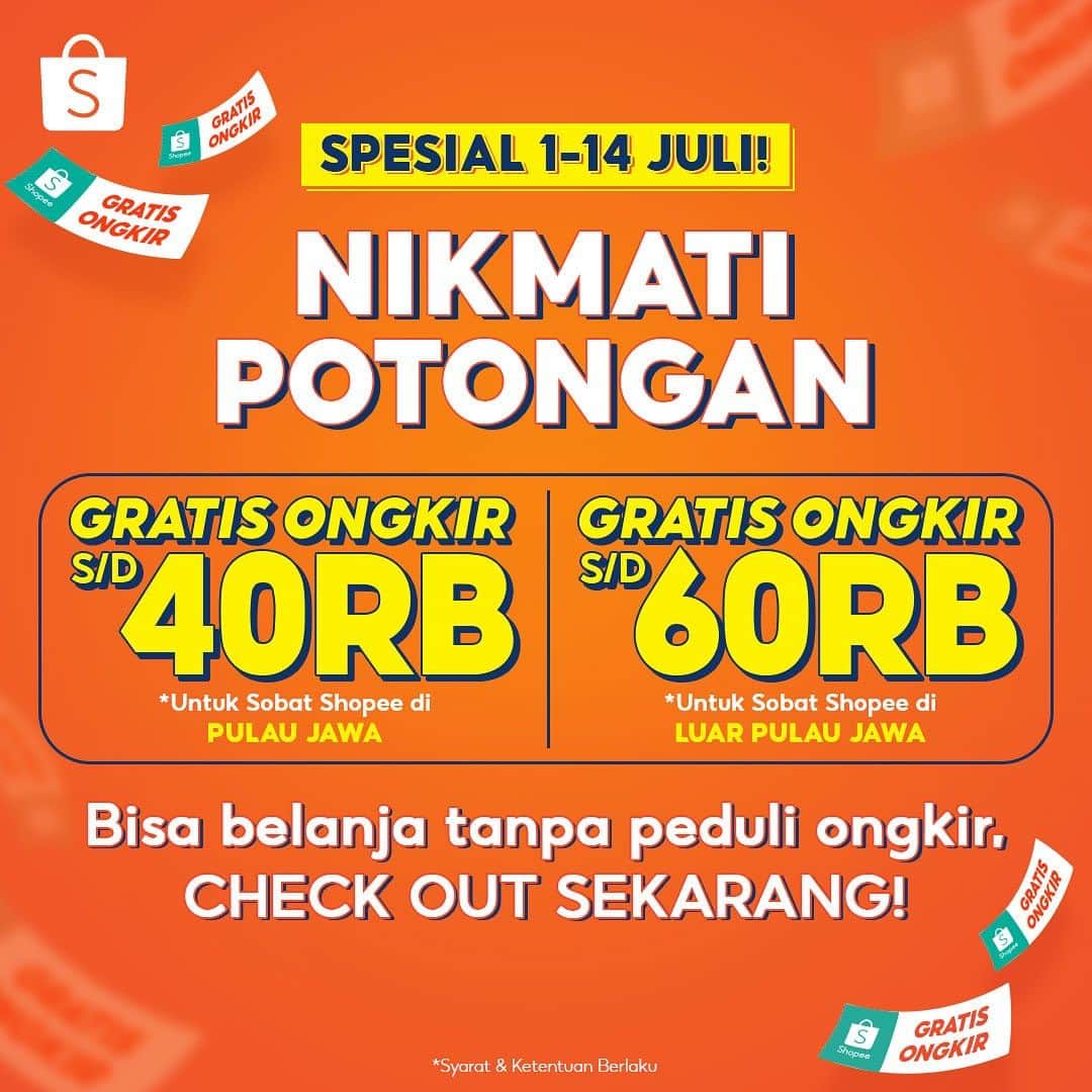 Aurelのインスタグラム：「OMG PAPATA! @attahalilintar INI YANG BIKIN HEBOH TERNYATA  Untung Papata sangat perhatian, hampir aja ketinggalan yang SPECIAL di Shopee, pas dari tanggal 1 - 14 July bakalan ada GRATIS ONGKIR BESAR s/d 40RB untuk yang di pulau Jawa dan GRATIS ONGKIR BESAR S/D 60RB untuk yang di luar pulau Jawa. Hampir aja lewat nih, yang penasaran bisa cek di https://shope.ee/7A9QDsmQUK  Cuma perhatian Papata yang lebih luas dari jangkauan Gratis Ongkir Shopee!」